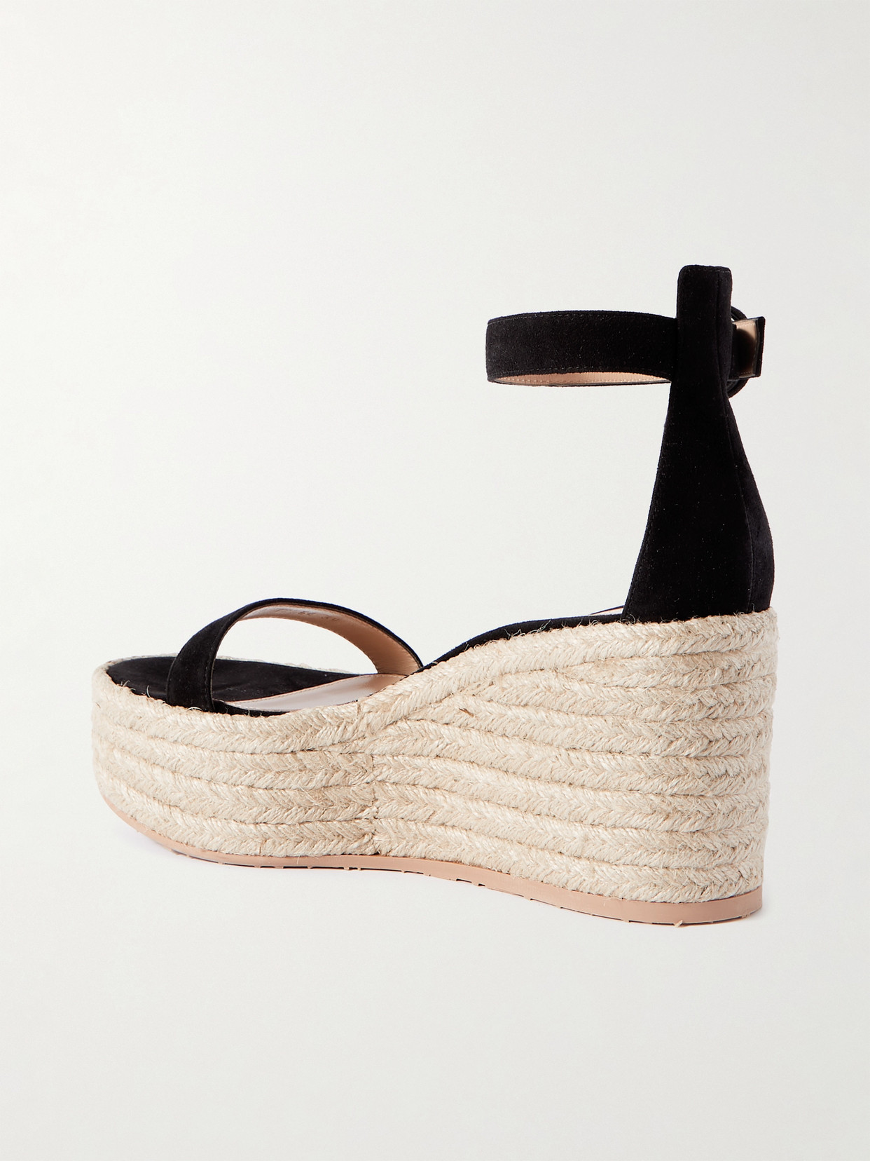 45 Suede Espadrille Wedge
