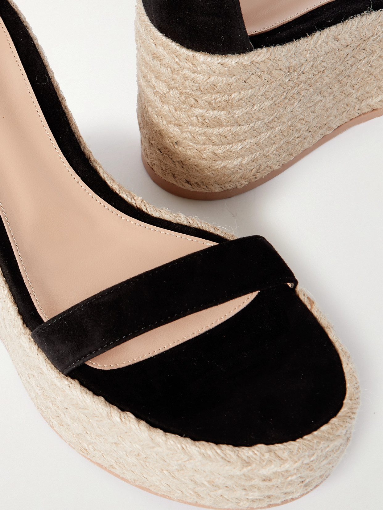 45 Suede Espadrille Wedge