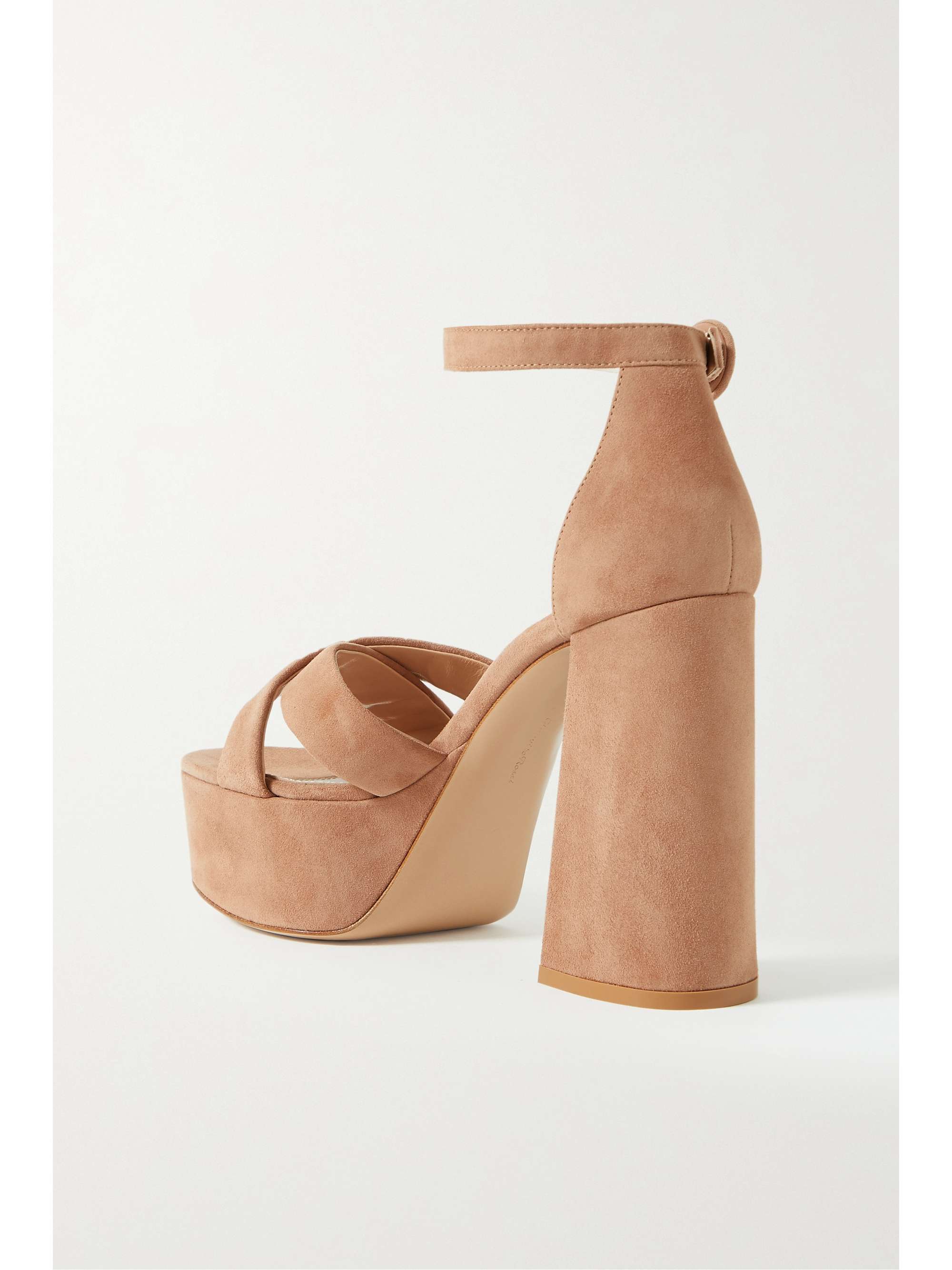 GIANVITO ROSSI Sheridan 110 suede platform sandals
