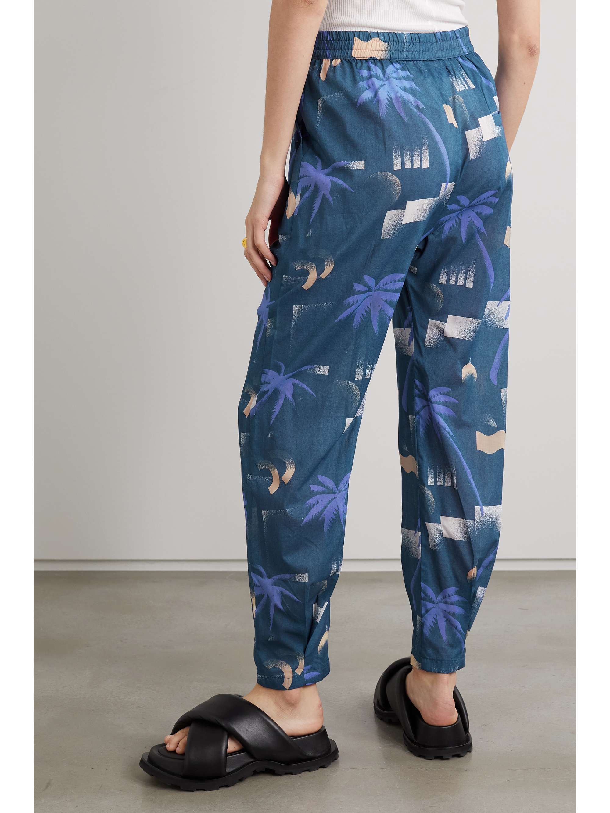 PARADISED Paula printed chambray pants
