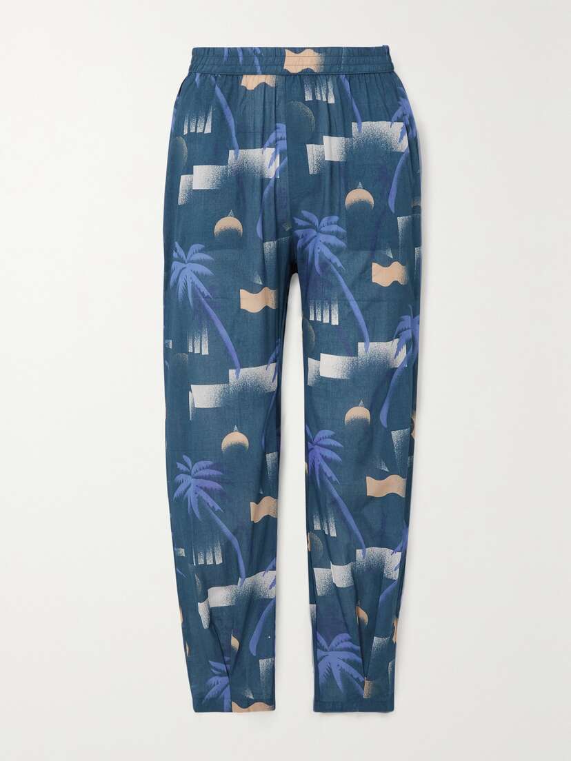 PARADISED Paula Printed Chambray Pants