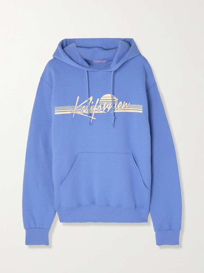 PARADISED Kalifornien Printed Cotton-blend Jersey Hoodie - x large