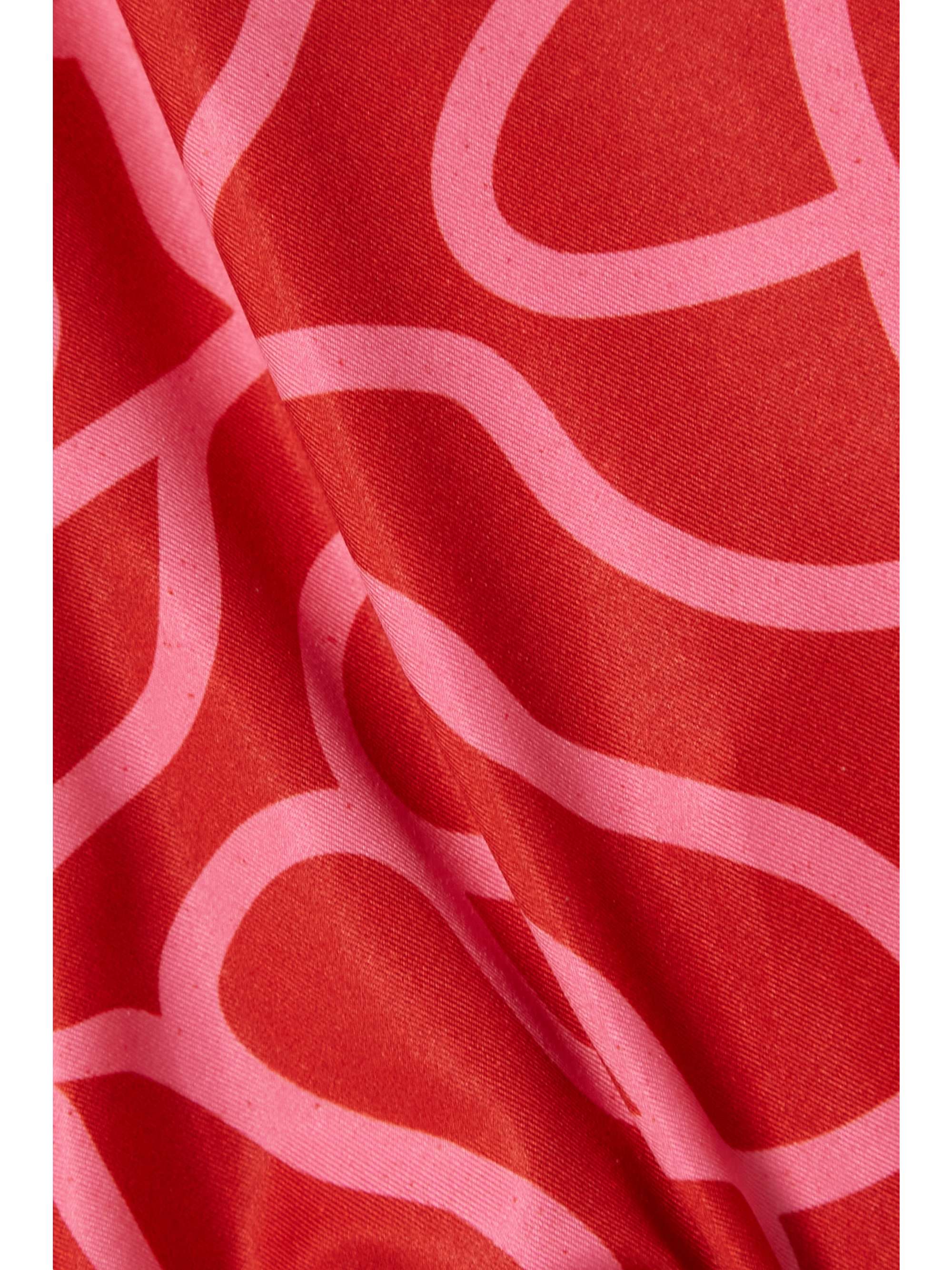 AGUA BY AGUA BENDITA Coral printed recycled bikini bottoms