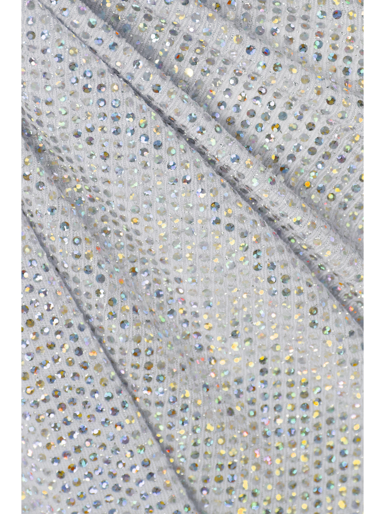 Dodo Bar Or Kimel Knotted Sequined Tulle Coverup In Metallic