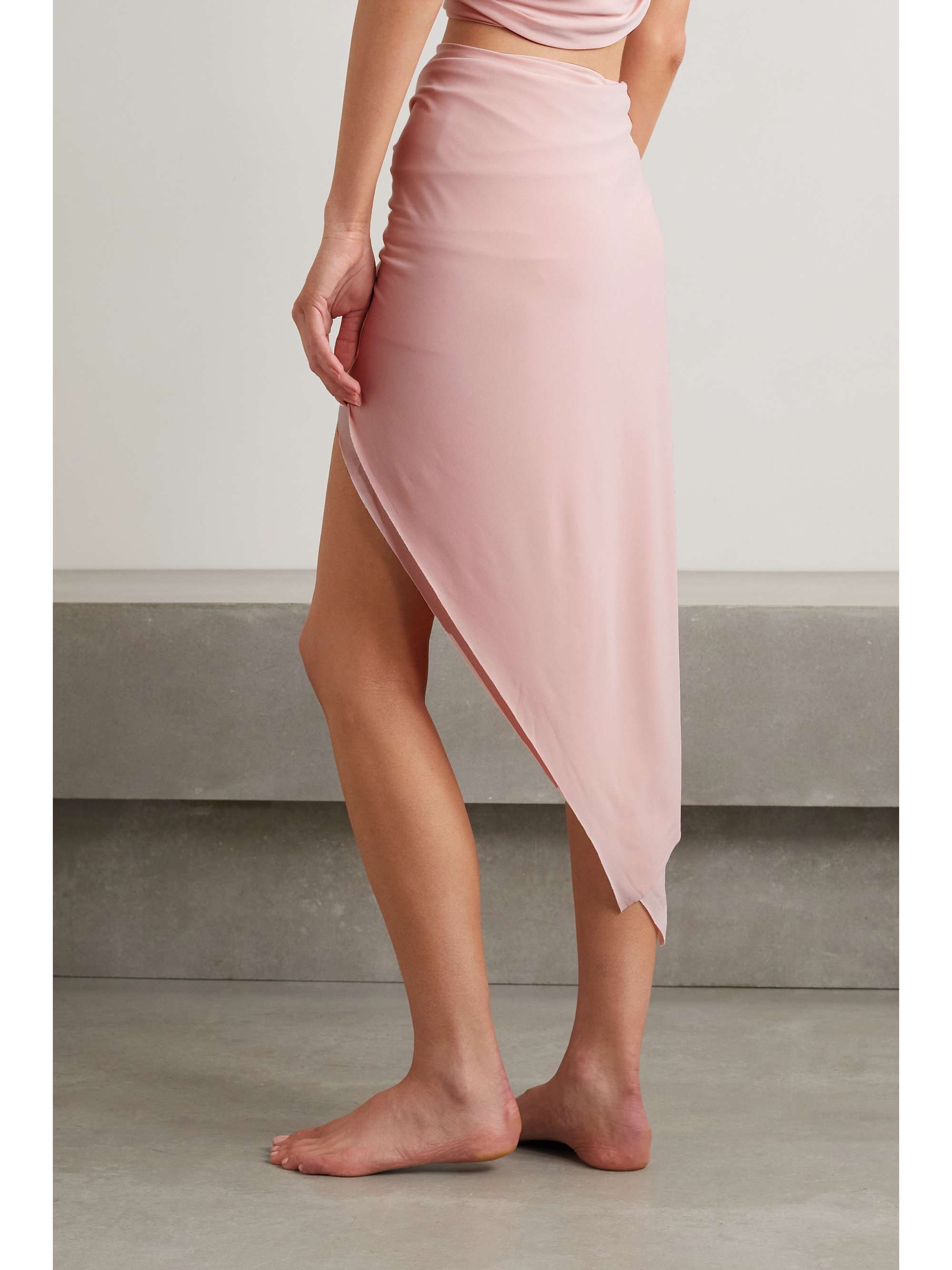 NORMA KAMALI Ernie stretch-jersey pareo