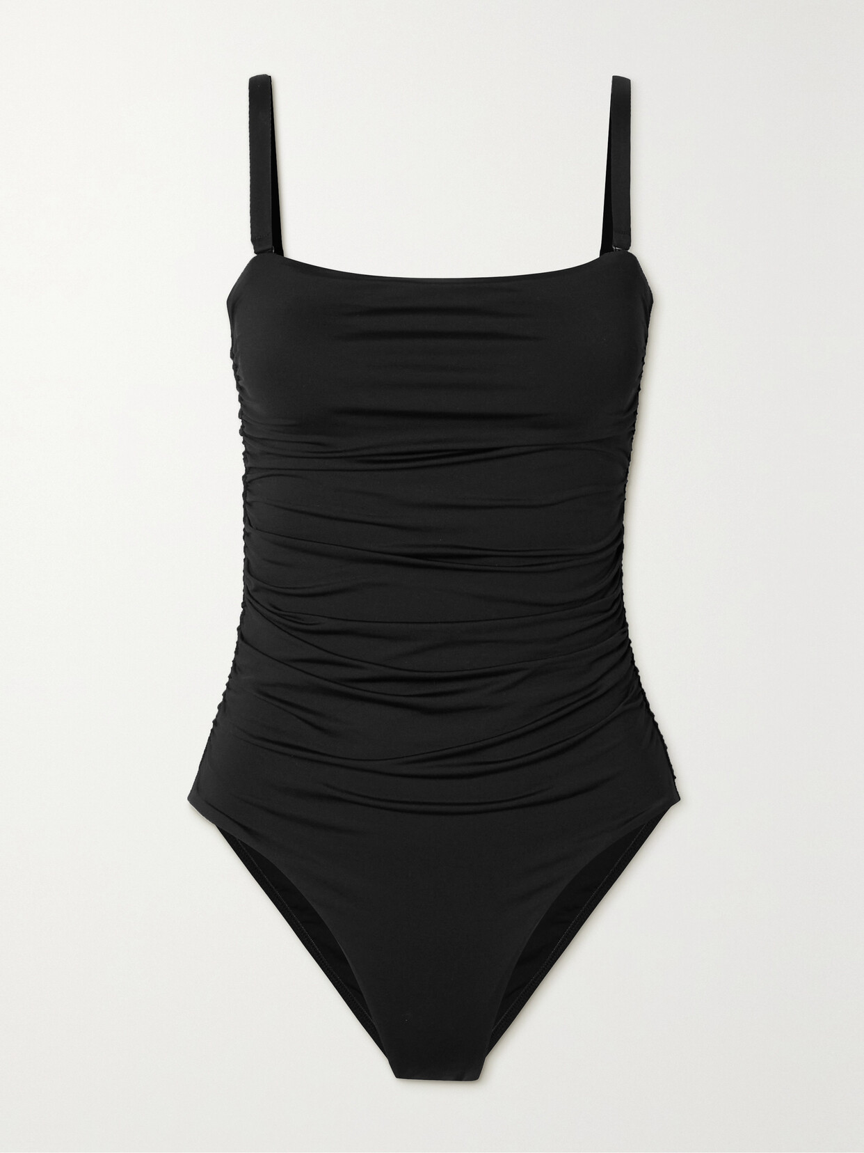 BONDI BORN + NET SUSTAIN RAYA RUCHED SWIMSUIT