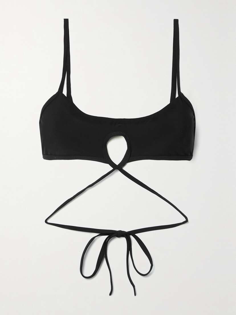 Christopher Esber Cutout Tie-back Bikini Top