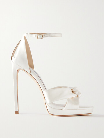 JIMMY CHOO Rosie 120 satin sandals