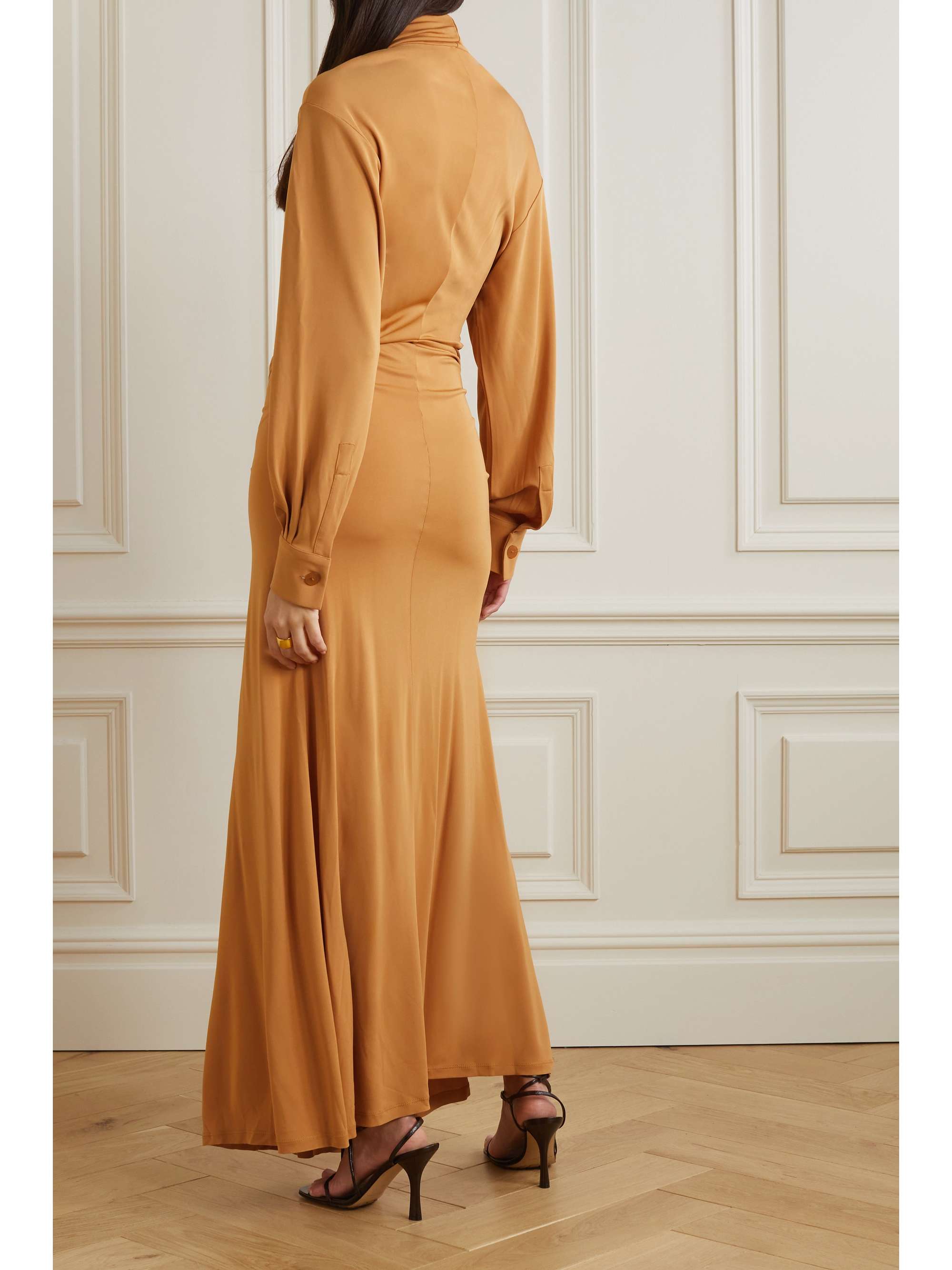 CHRISTOPHER ESBER Cutout embellished jersey maxi dress