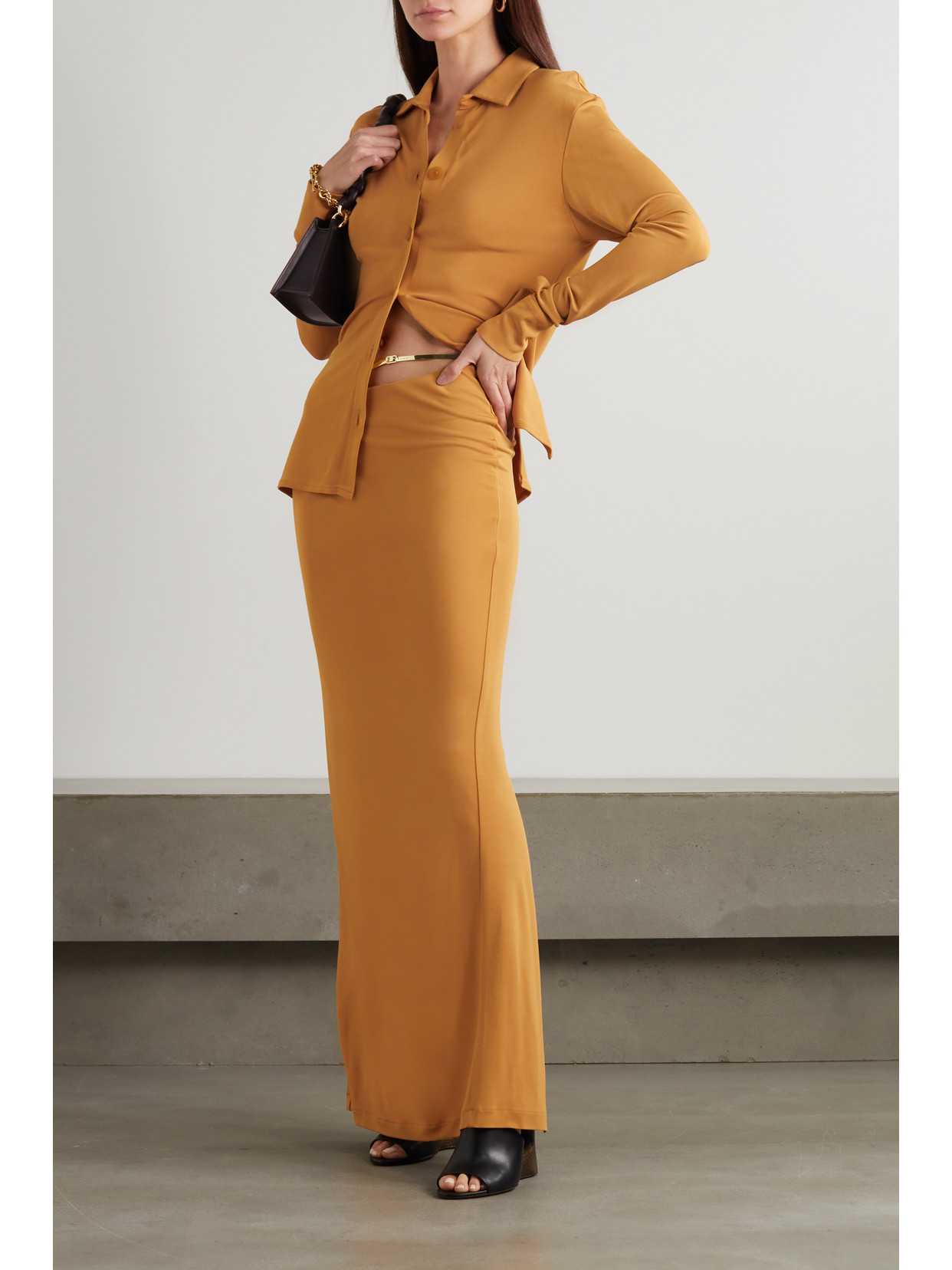 Cutout Jersey Maxi