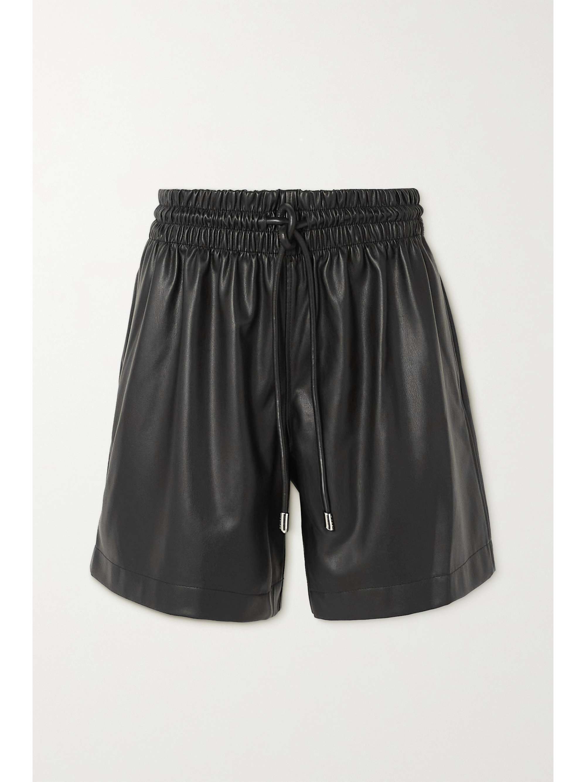 Black Faux leather shorts | PROENZA 