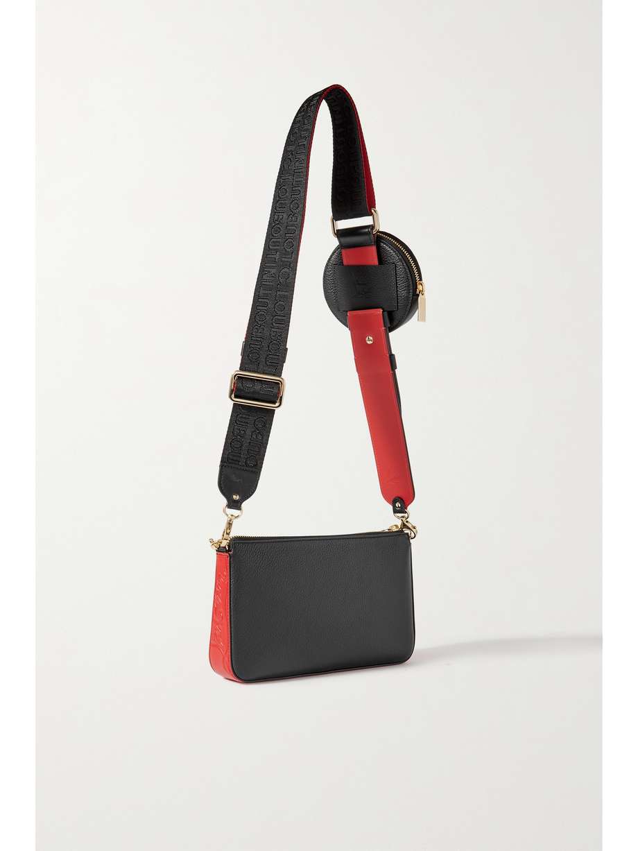 CHRISTIAN LOUBOUTIN Loubila chainembellished leather shoulder bag