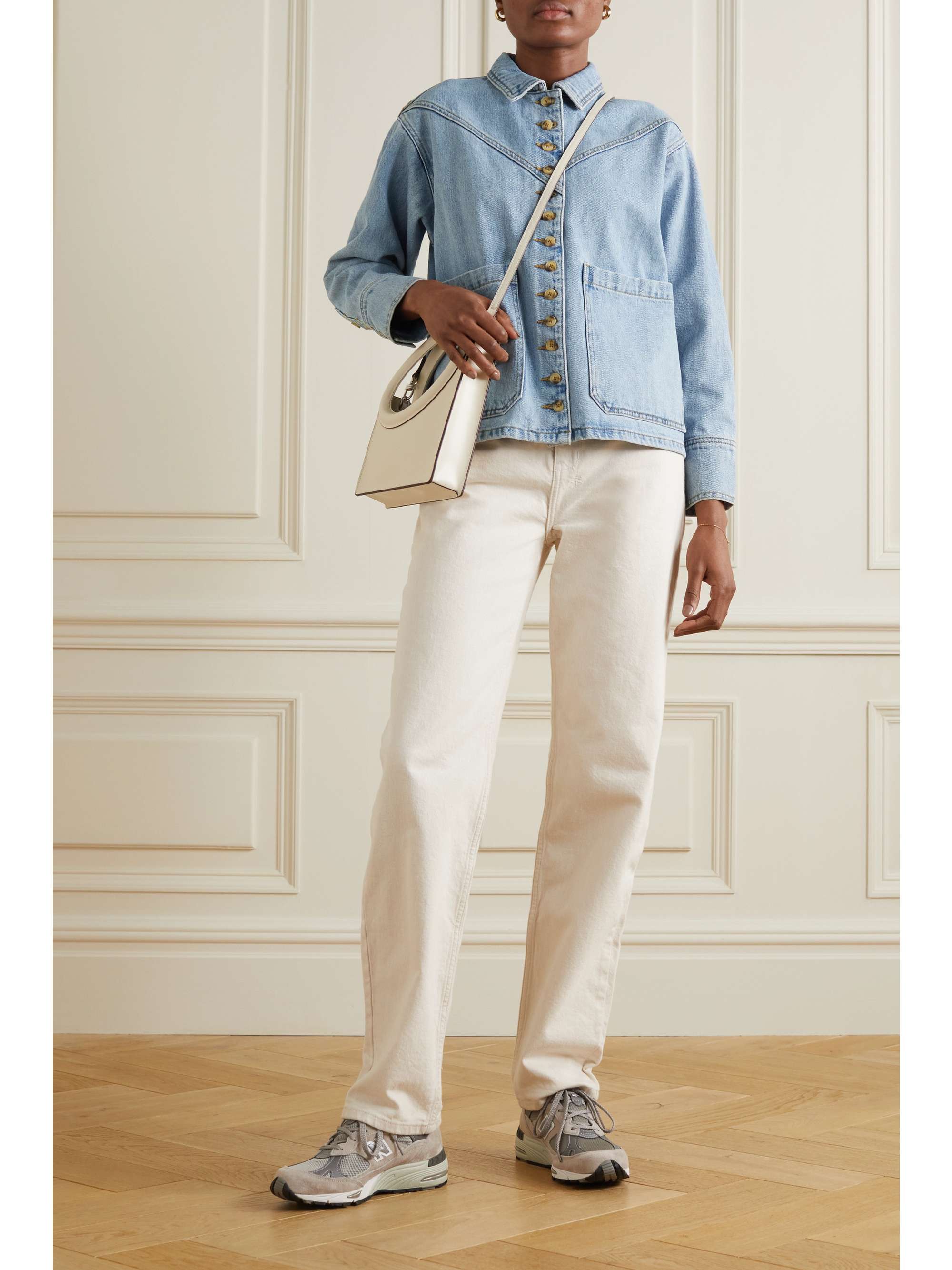 Americano organic denim shirt jacket 