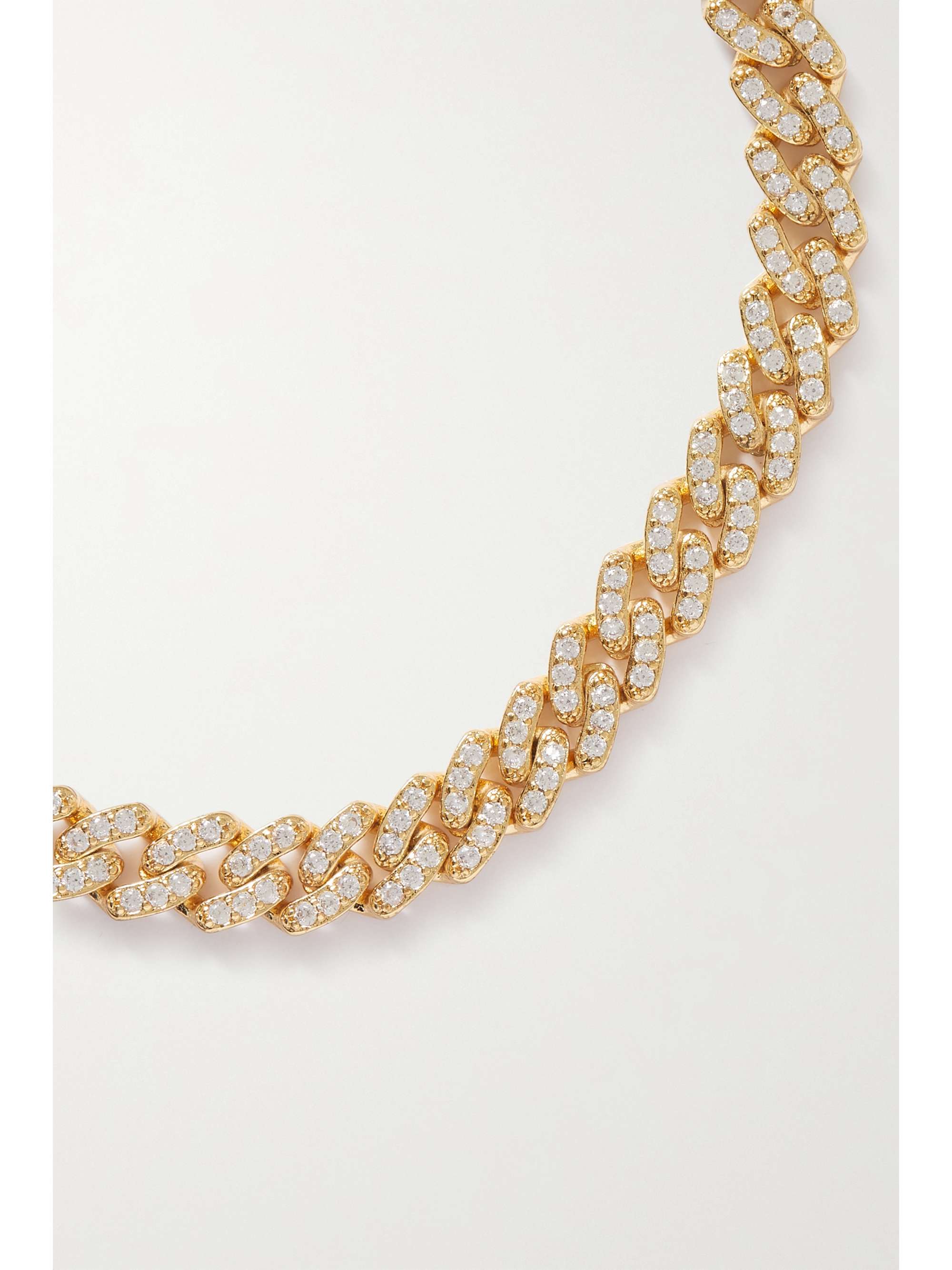 CRYSTAL HAZE JEWELRY Mexican goldplated cubic zirconia necklace NET