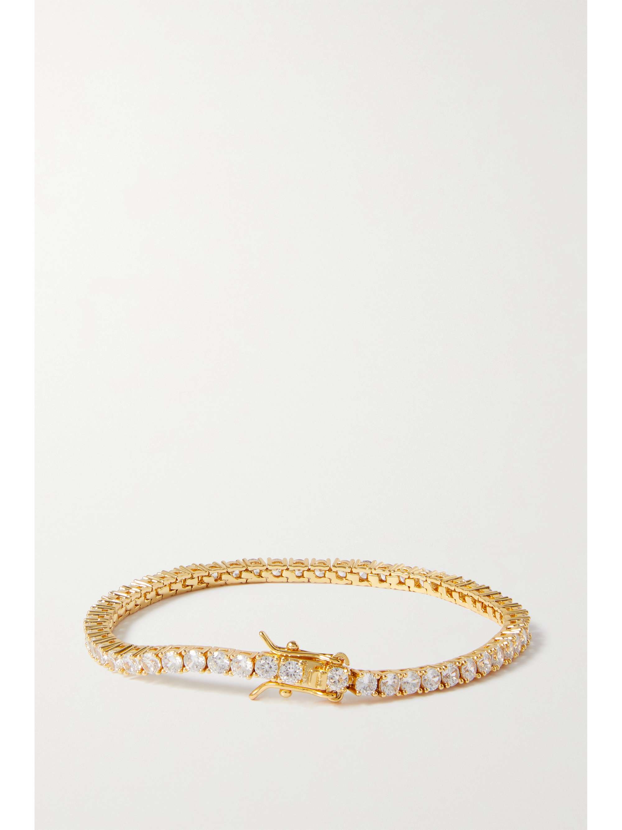 CRYSTAL HAZE JEWELRY Serena gold-plated cubic zirconia bracelet
