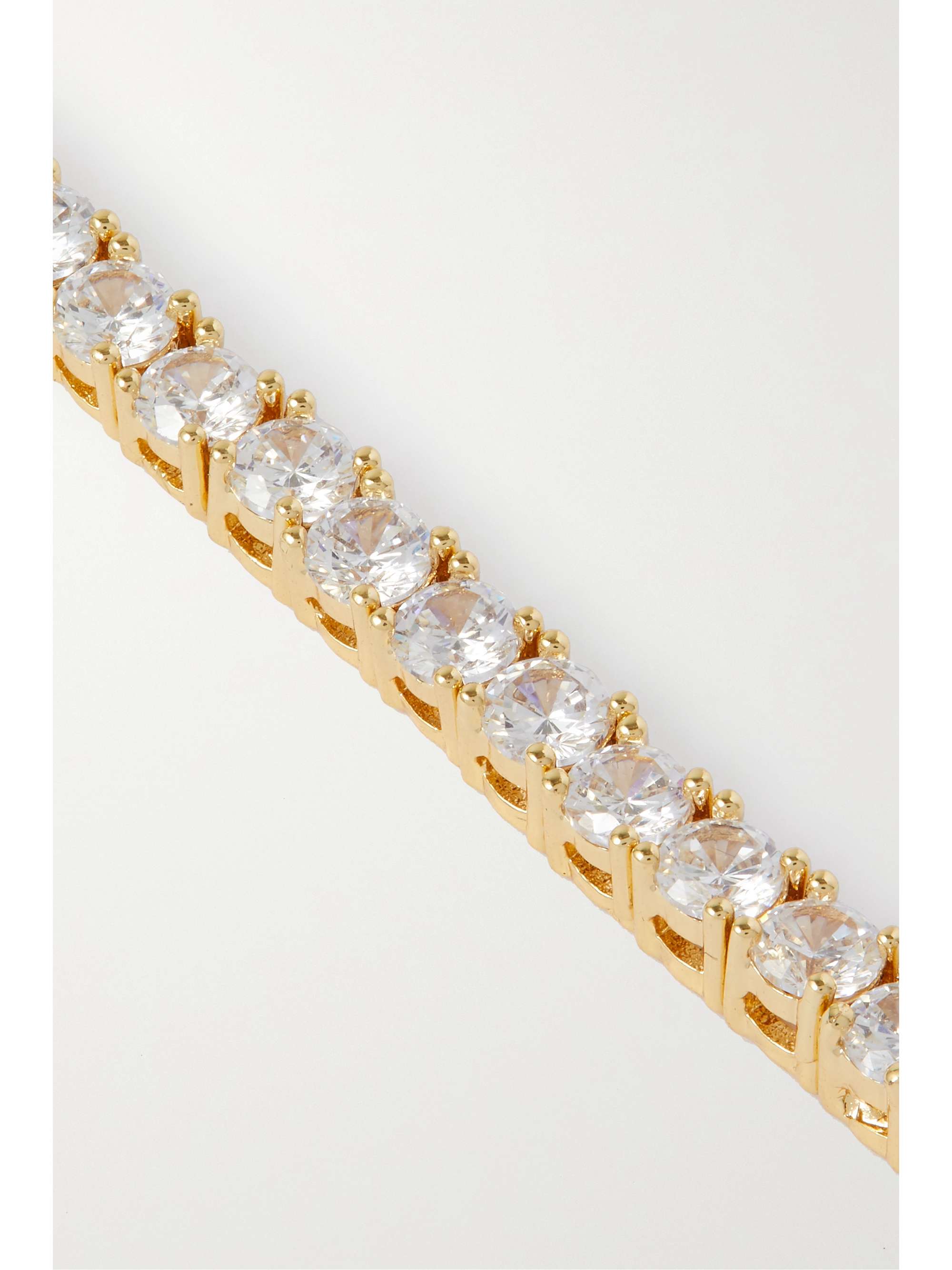 CRYSTAL HAZE JEWELRY Serena gold-plated cubic zirconia bracelet