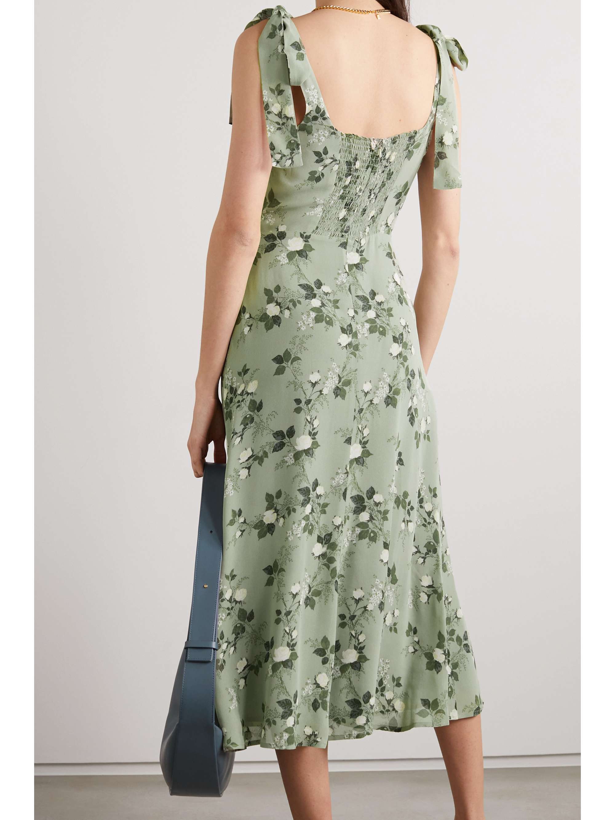 reformation twilight dress verde