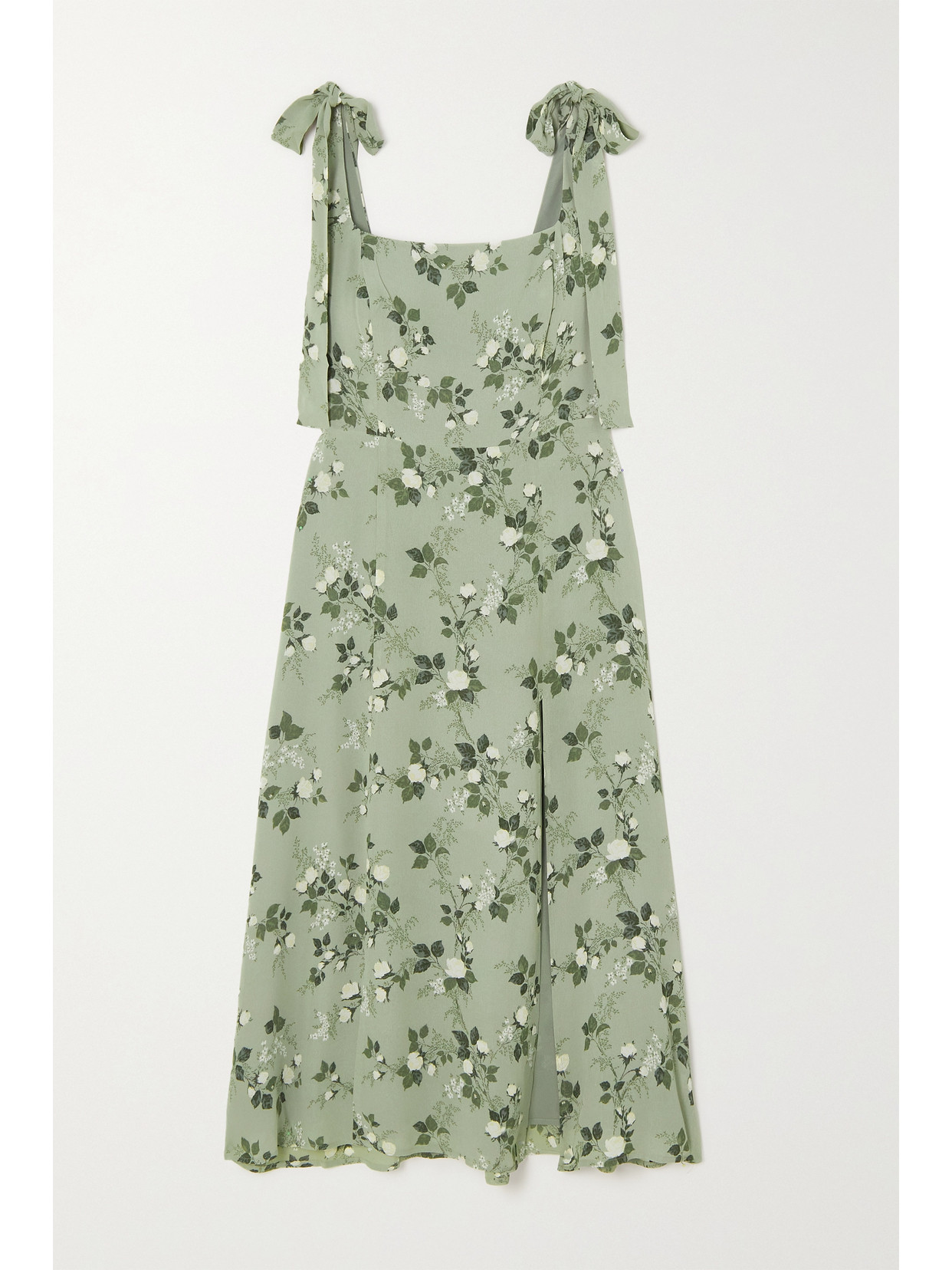 reformation twilight dress verde