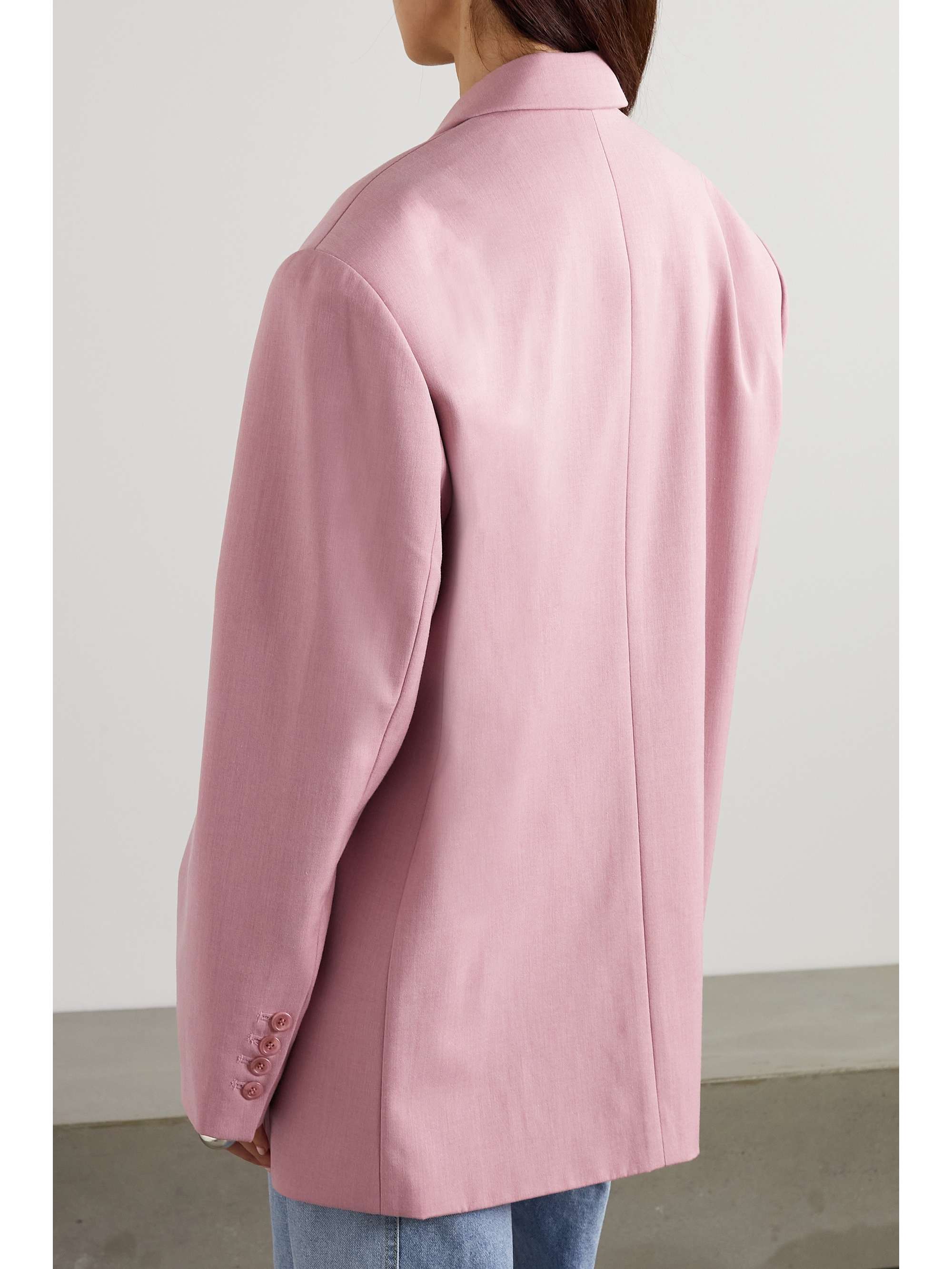 THE FRANKIE SHOP Gelso oversized grain de poudre blazer
