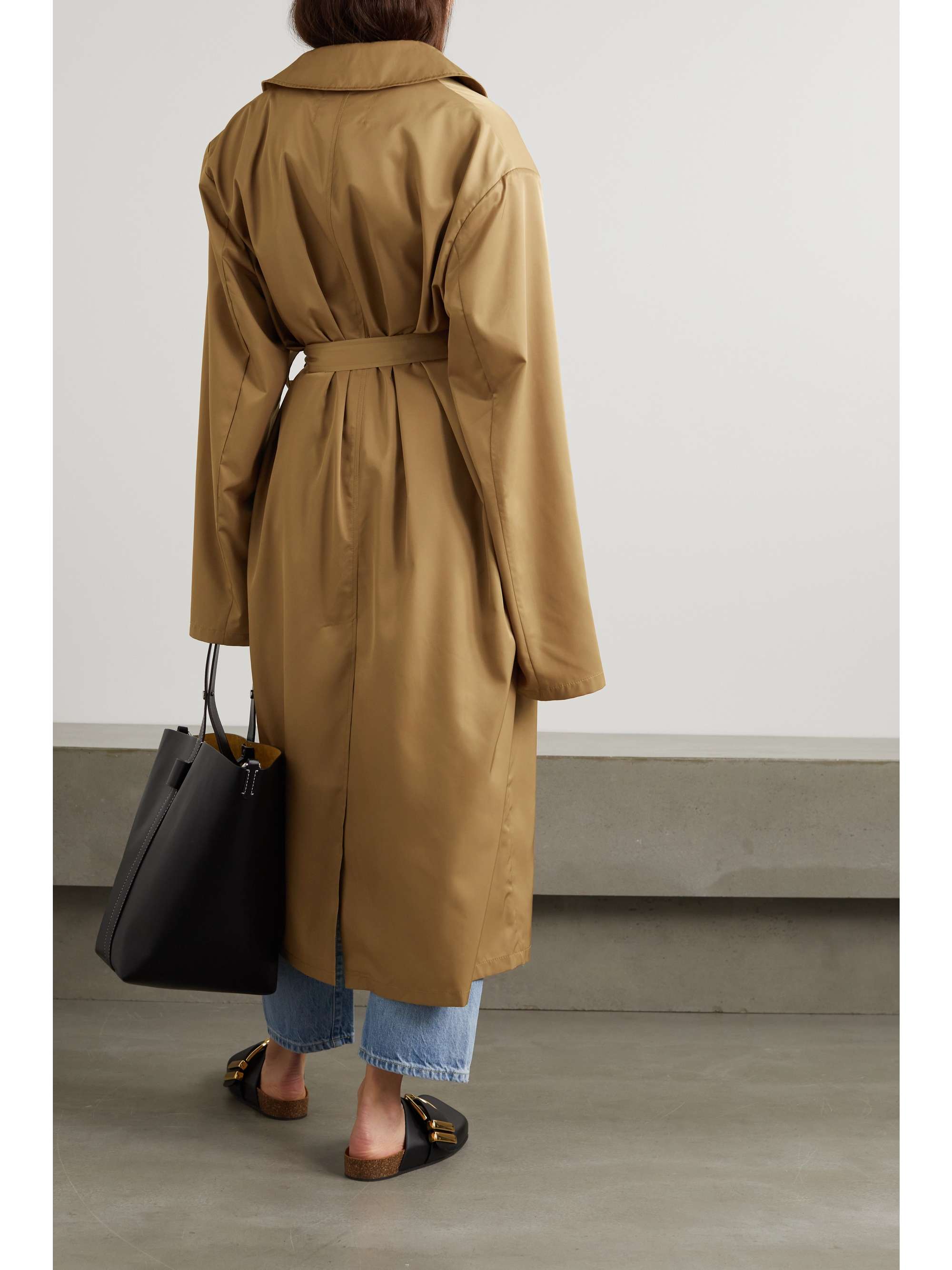 THE FRANKIE SHOP Eddie shell trench coat