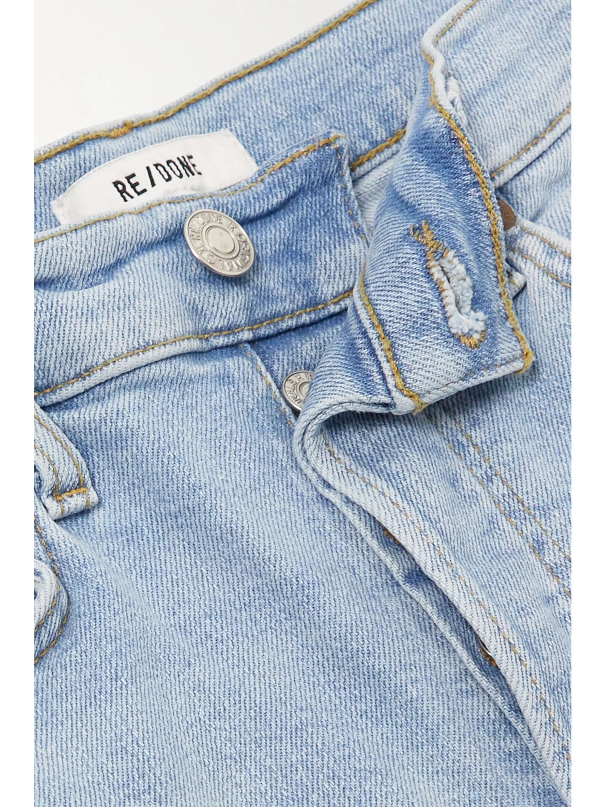 RE/DONE Stove Pipe high-rise straight-leg jeans