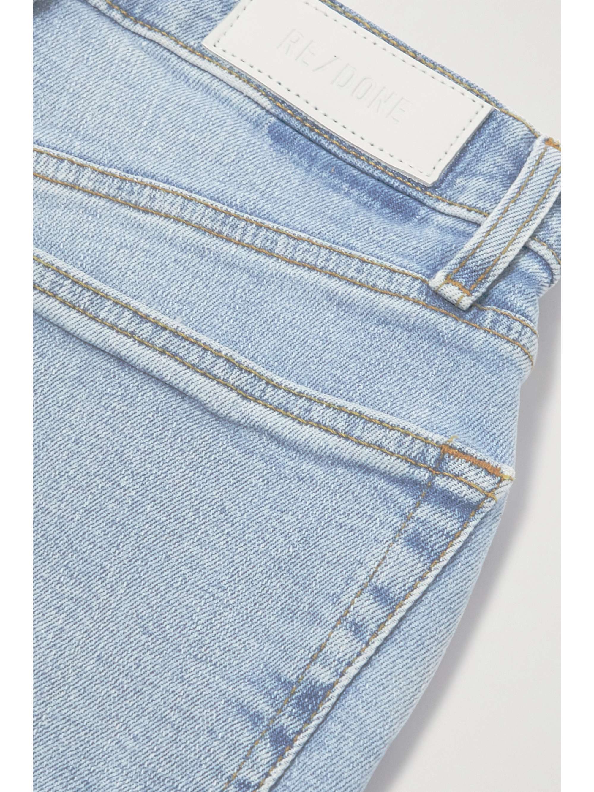 RE/DONE Stove Pipe high-rise straight-leg jeans