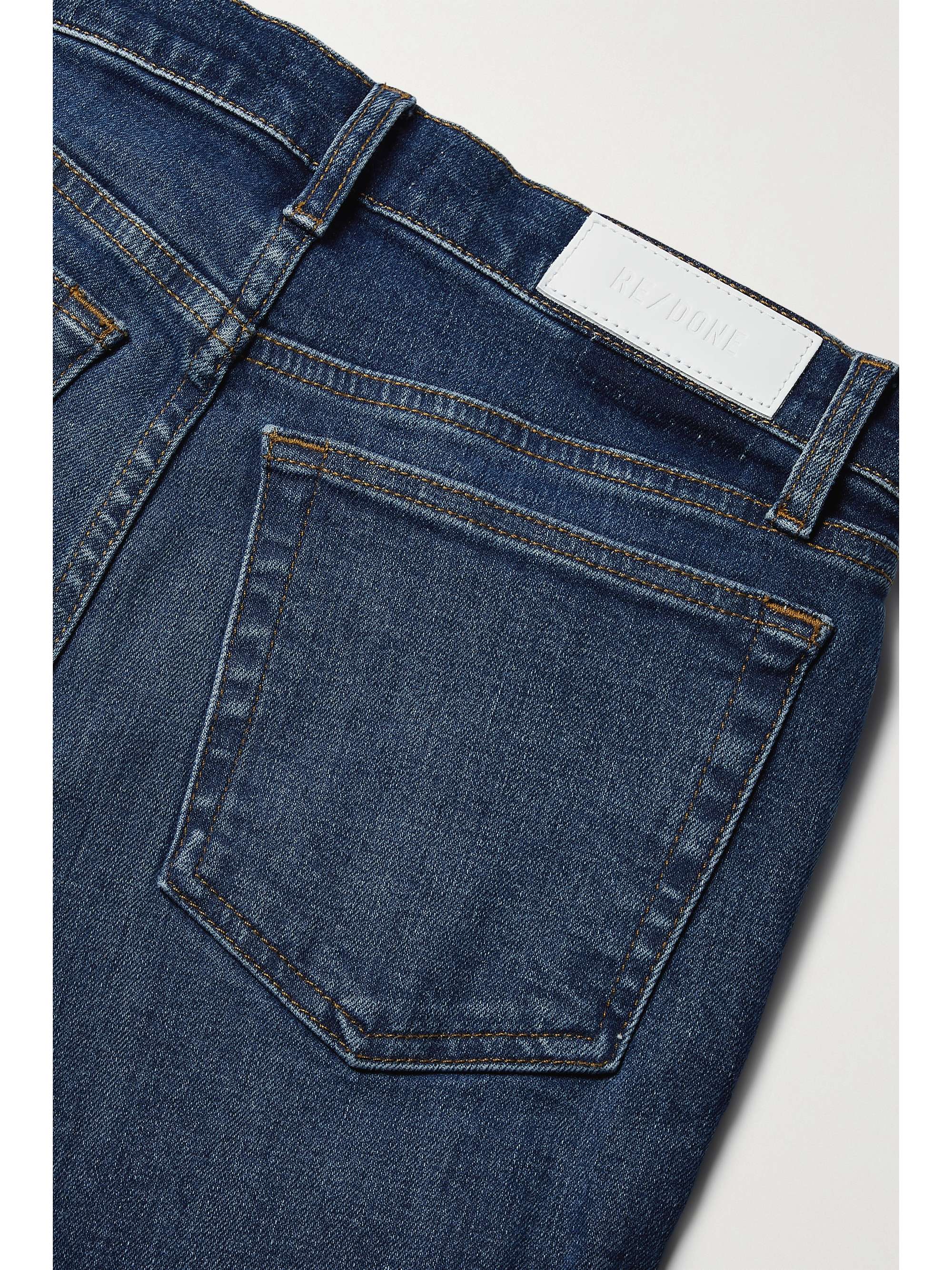 RE/DONE 70s Originals Stove Pipe cropped high-rise straight-leg jeans