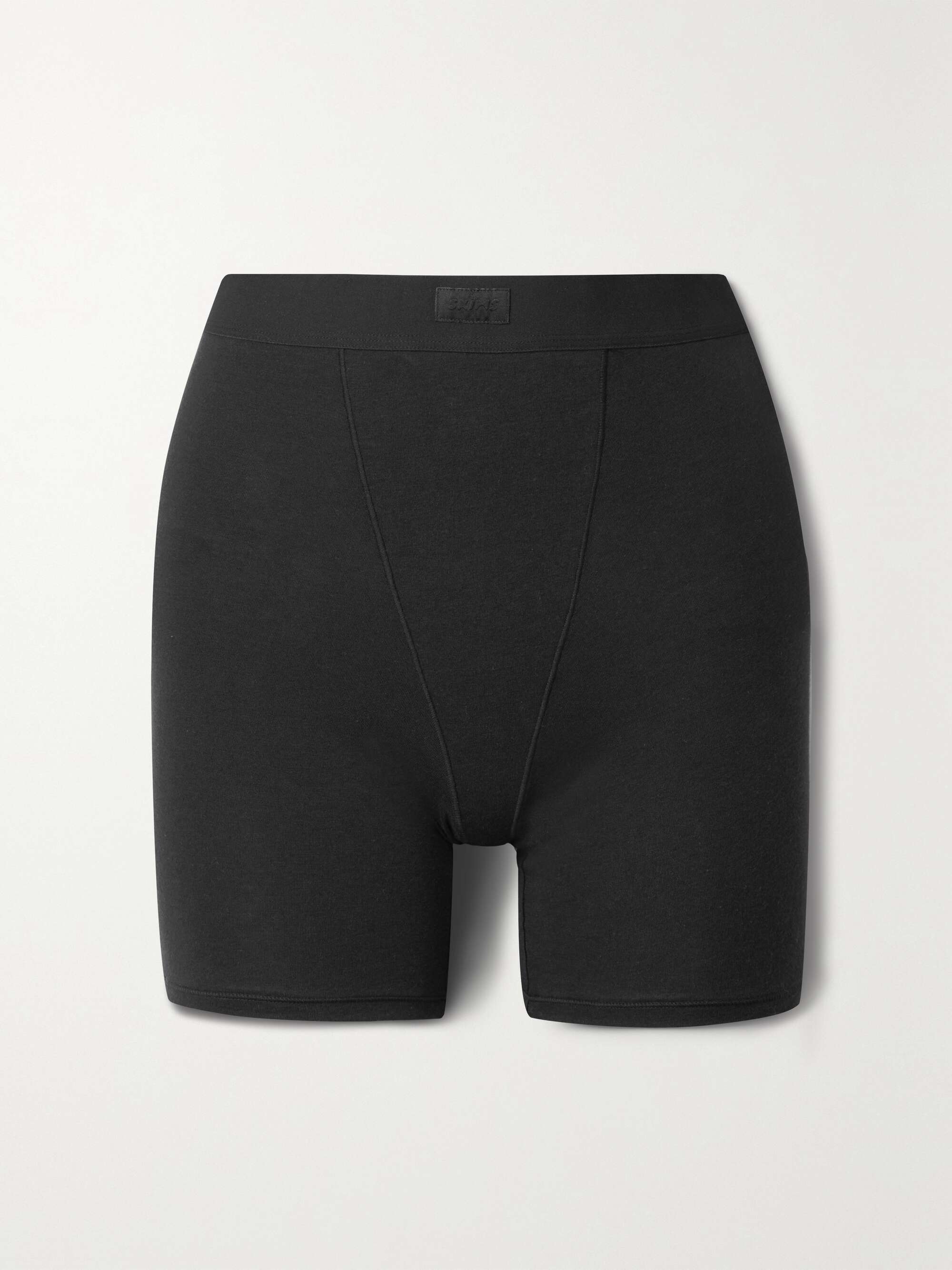 Boyfriend stretch-modal and cotton-blend jersey boxer shorts - Onyx