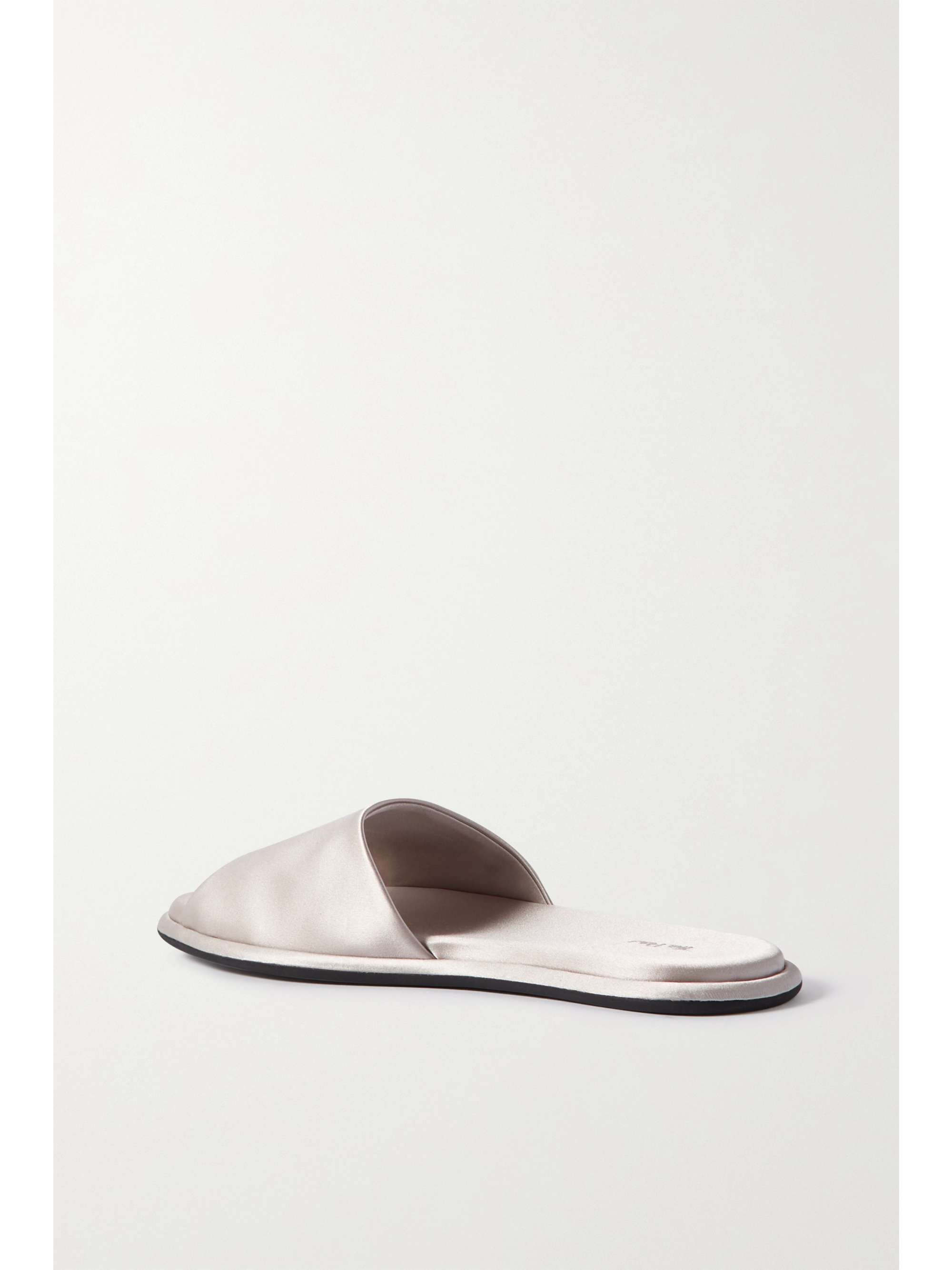 THE ROW Canal satin slides
