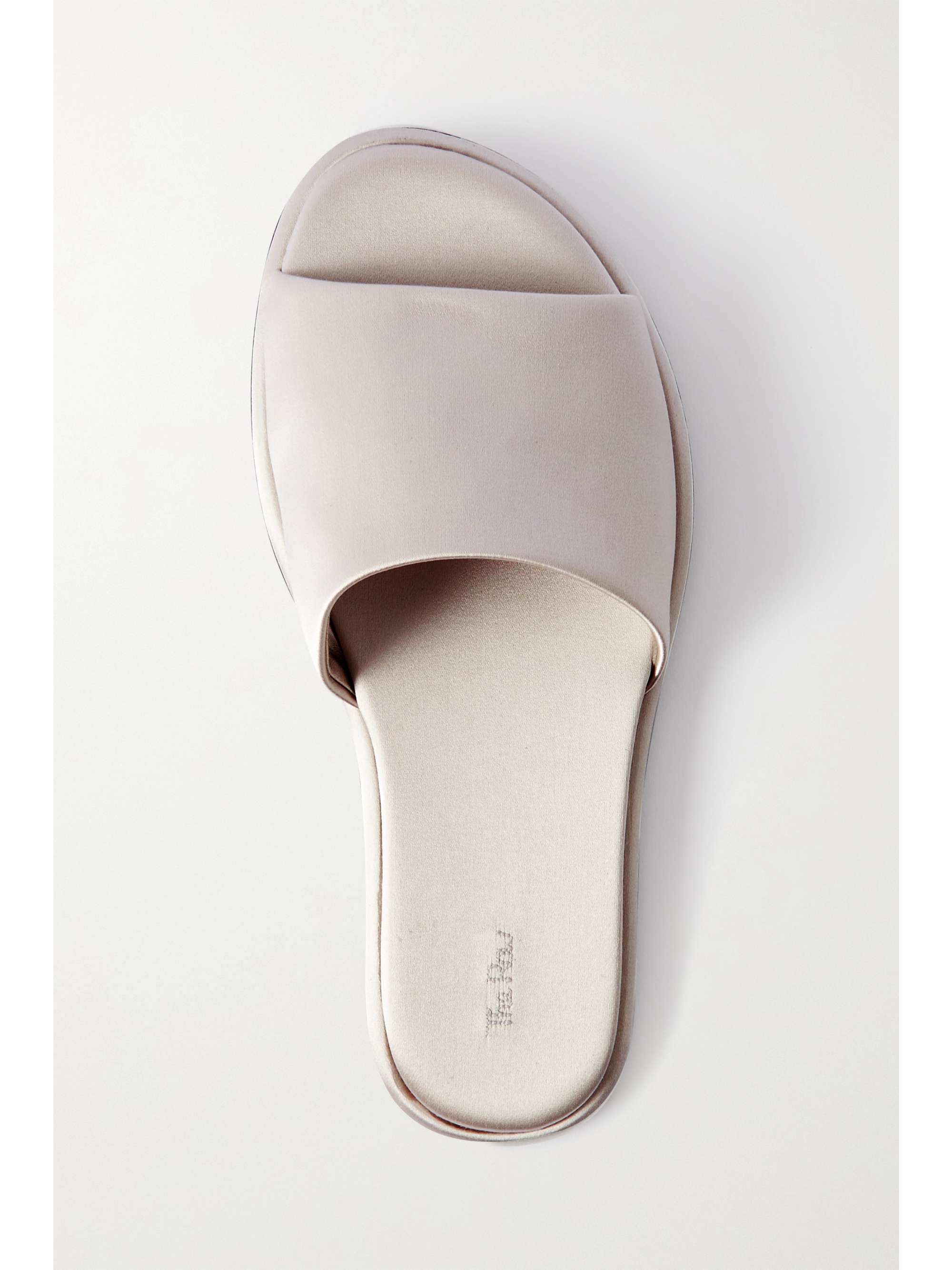 THE ROW Canal satin slides