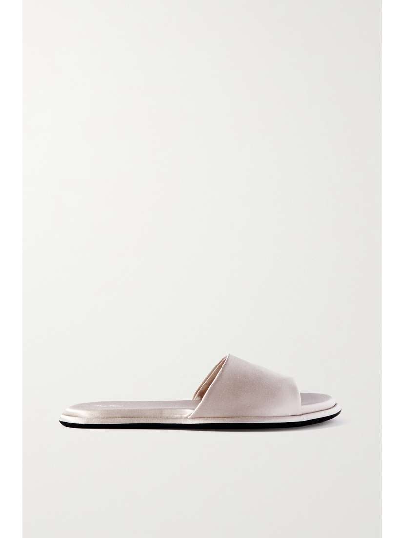 The Row — Canal Slipper satin slides
