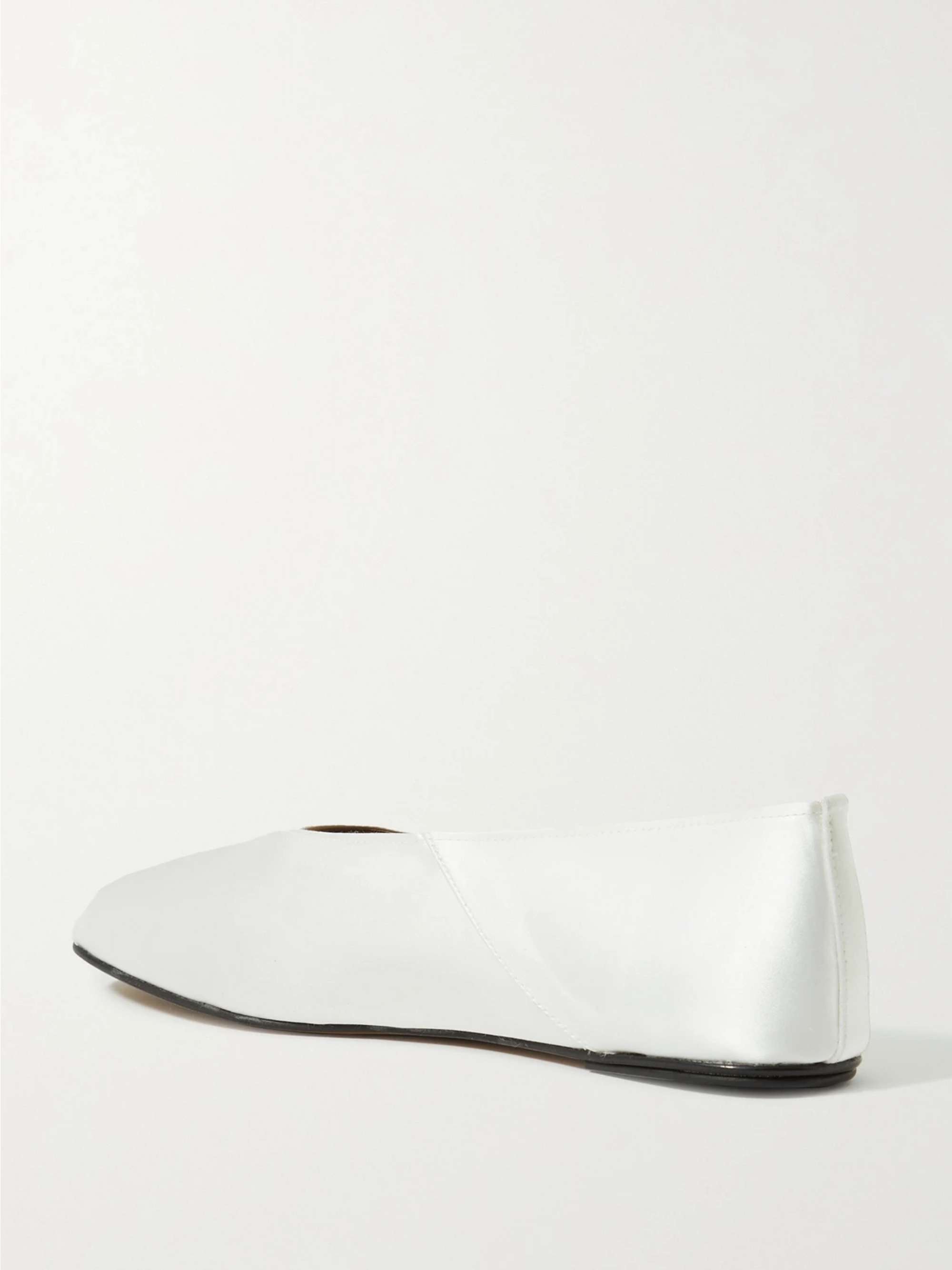 THE ROW Satin ballet flats