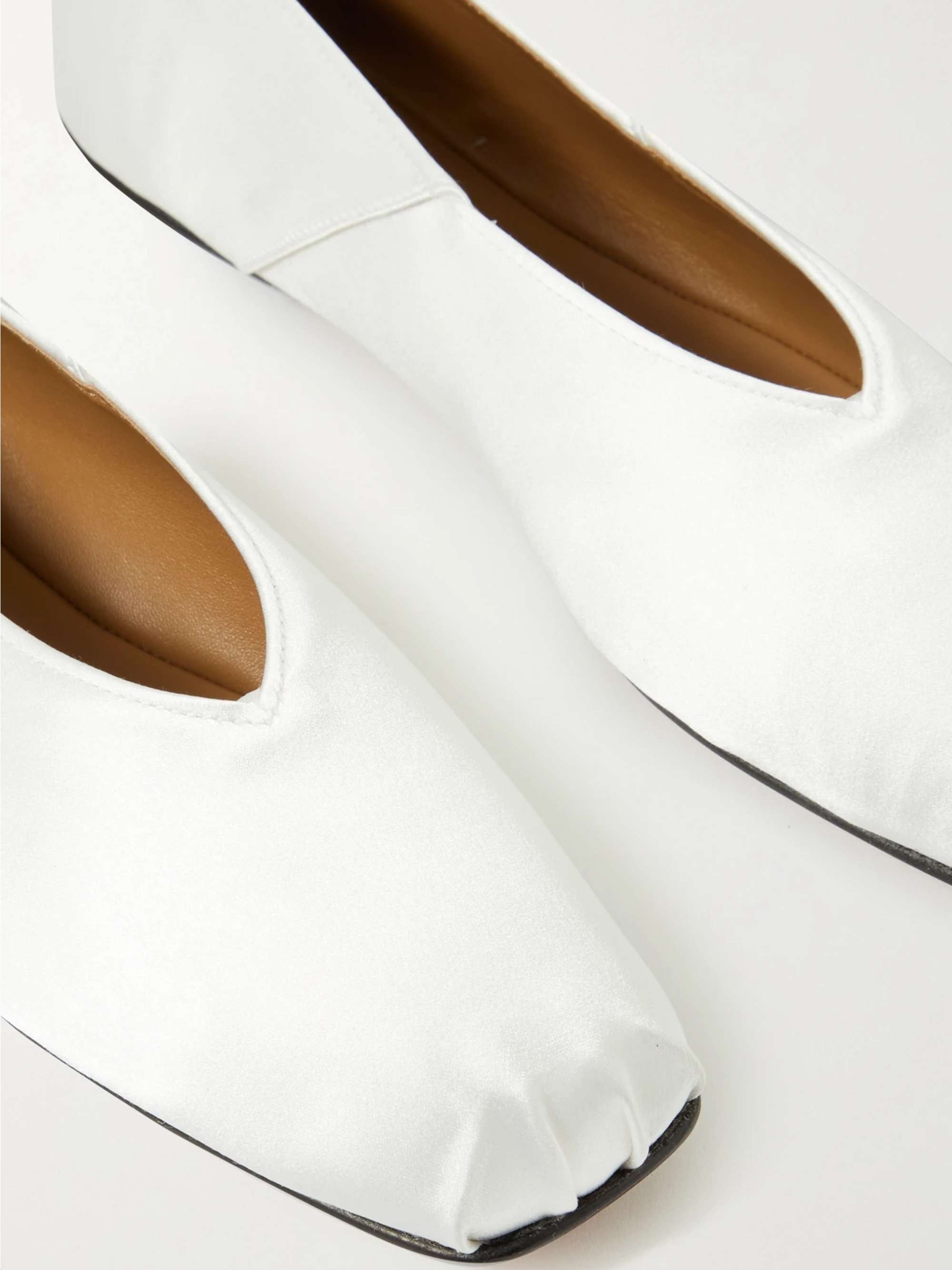 THE ROW Satin ballet flats