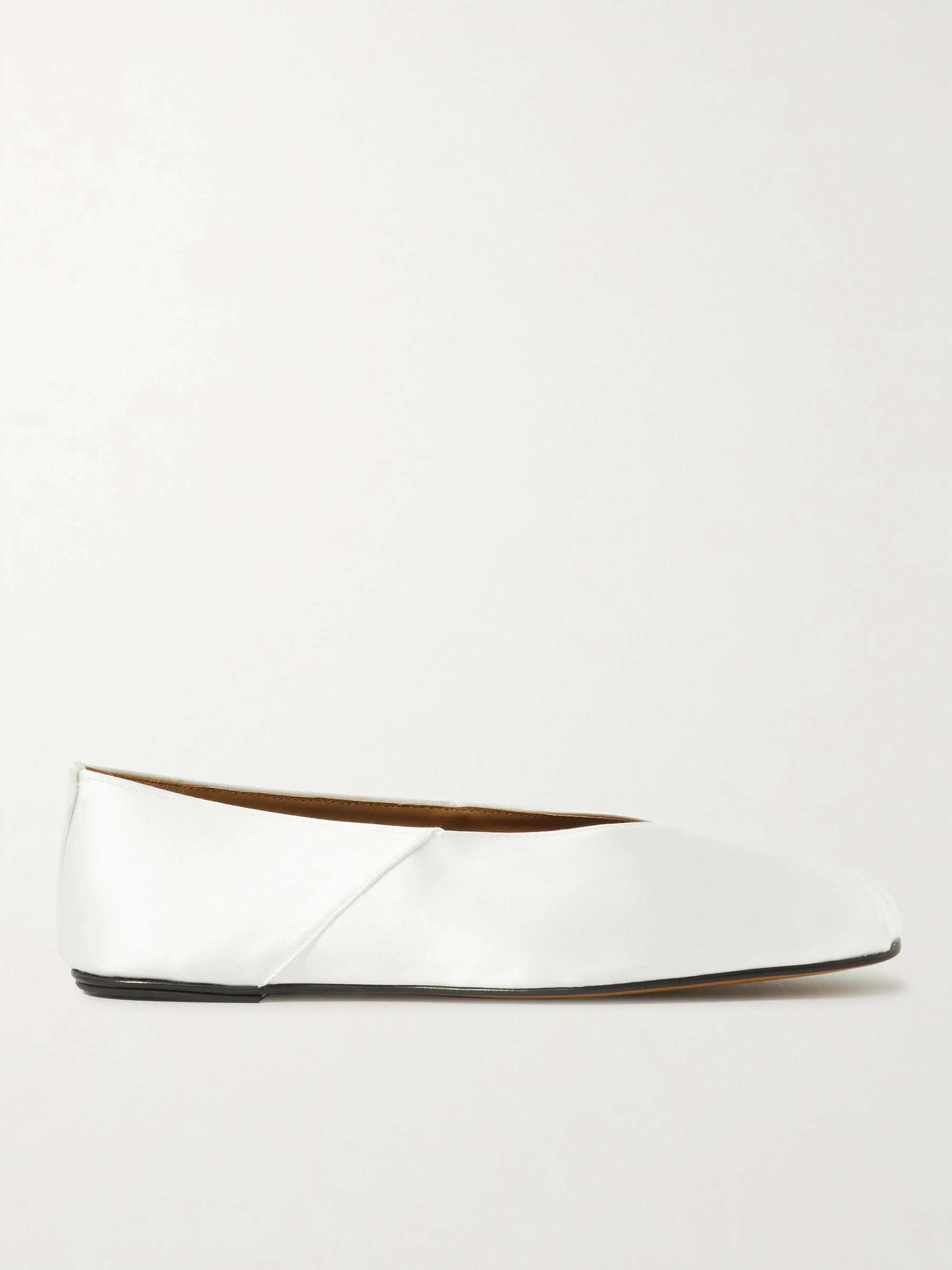 THE ROW Satin ballet flats | NET-A-PORTER