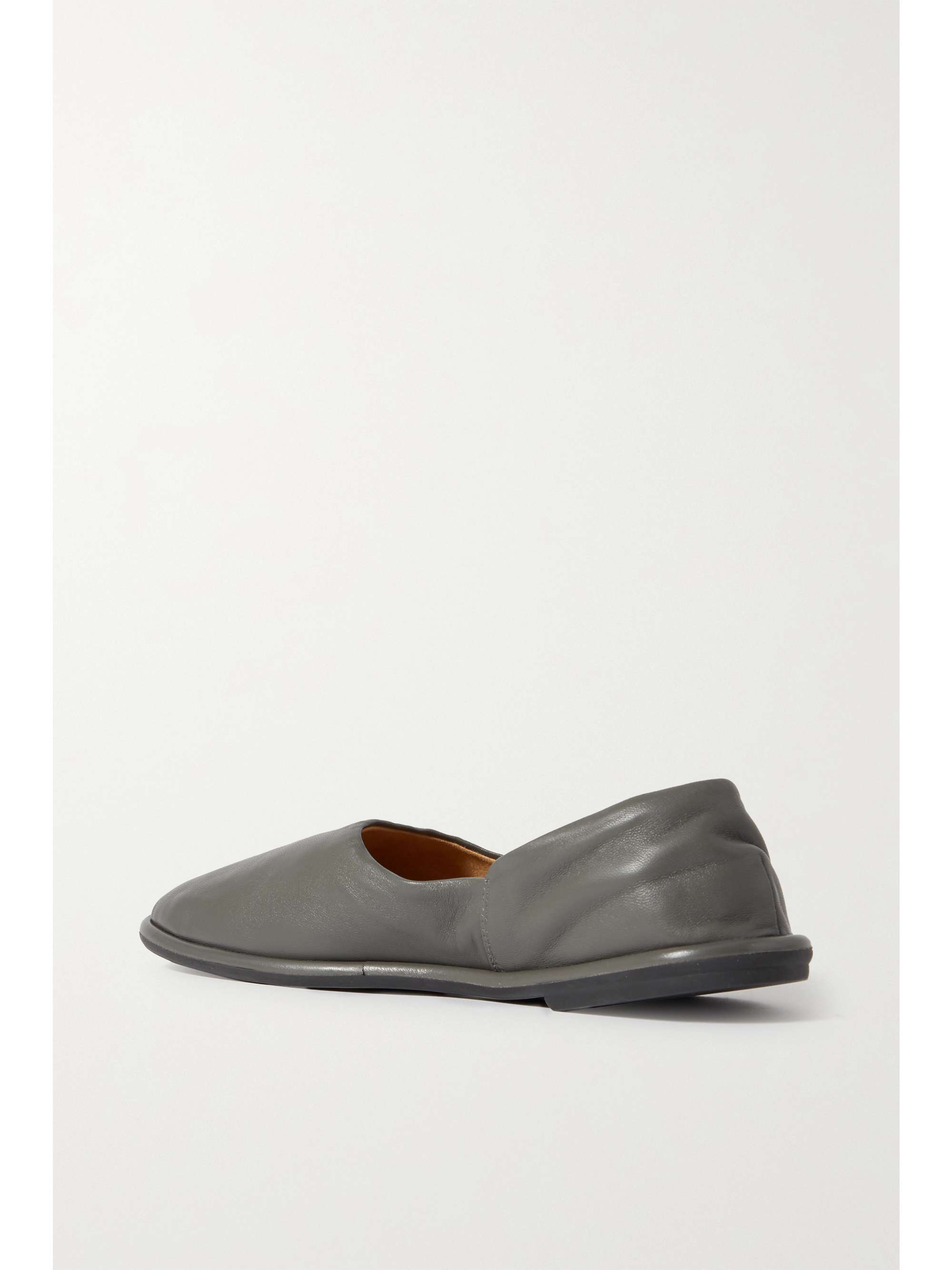 THE ROW Canal leather ballet flats