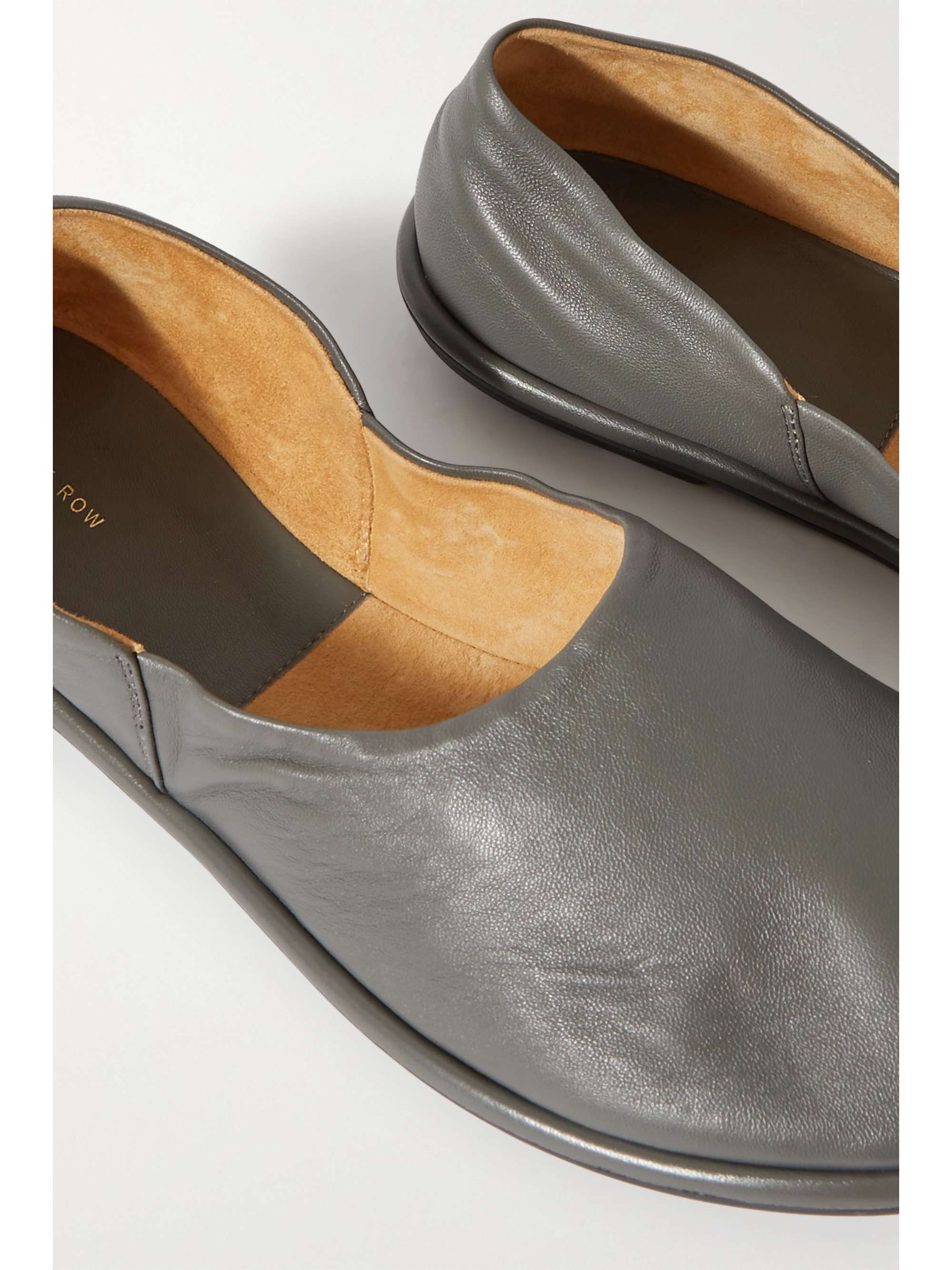 THE ROW Canal leather ballet flats