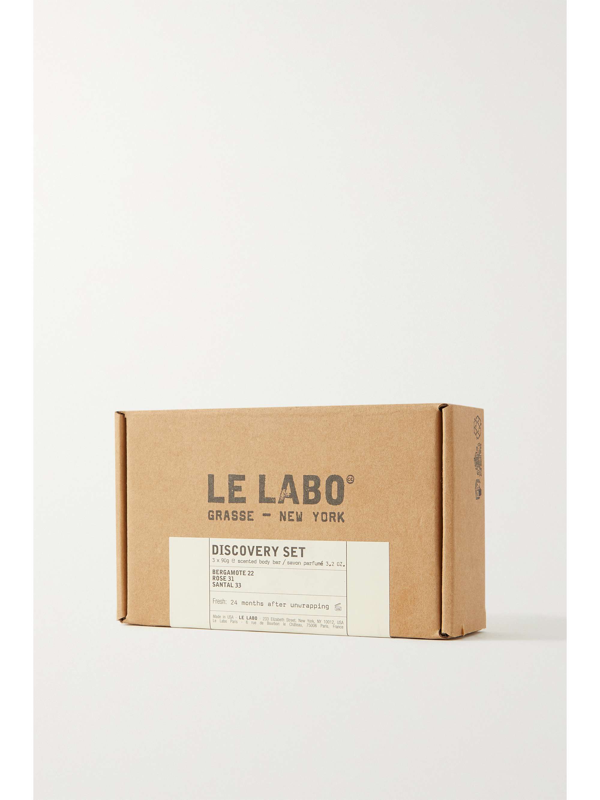 LE LABO مجموعة ألواح الصابون Body Bar المعطرة، 3 × 90 غرام