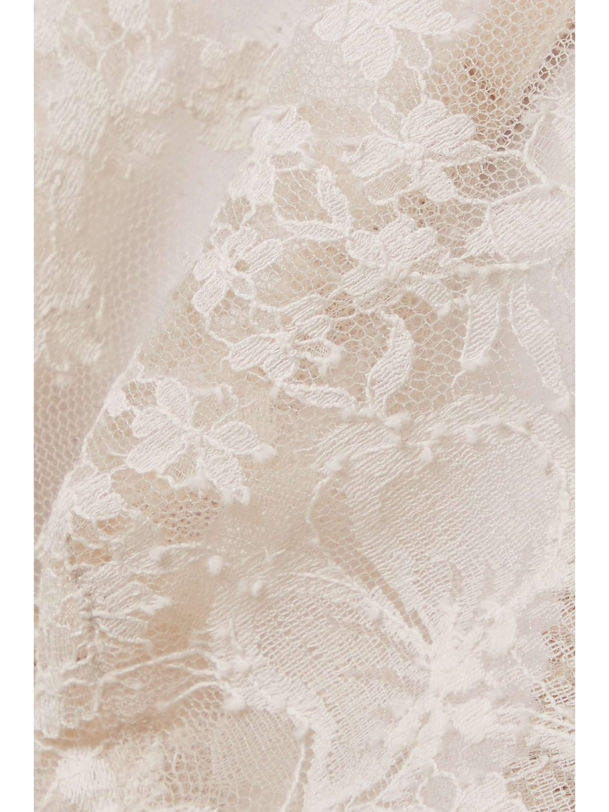 CARINE GILSON Silk-lace soft-cup triangle bra