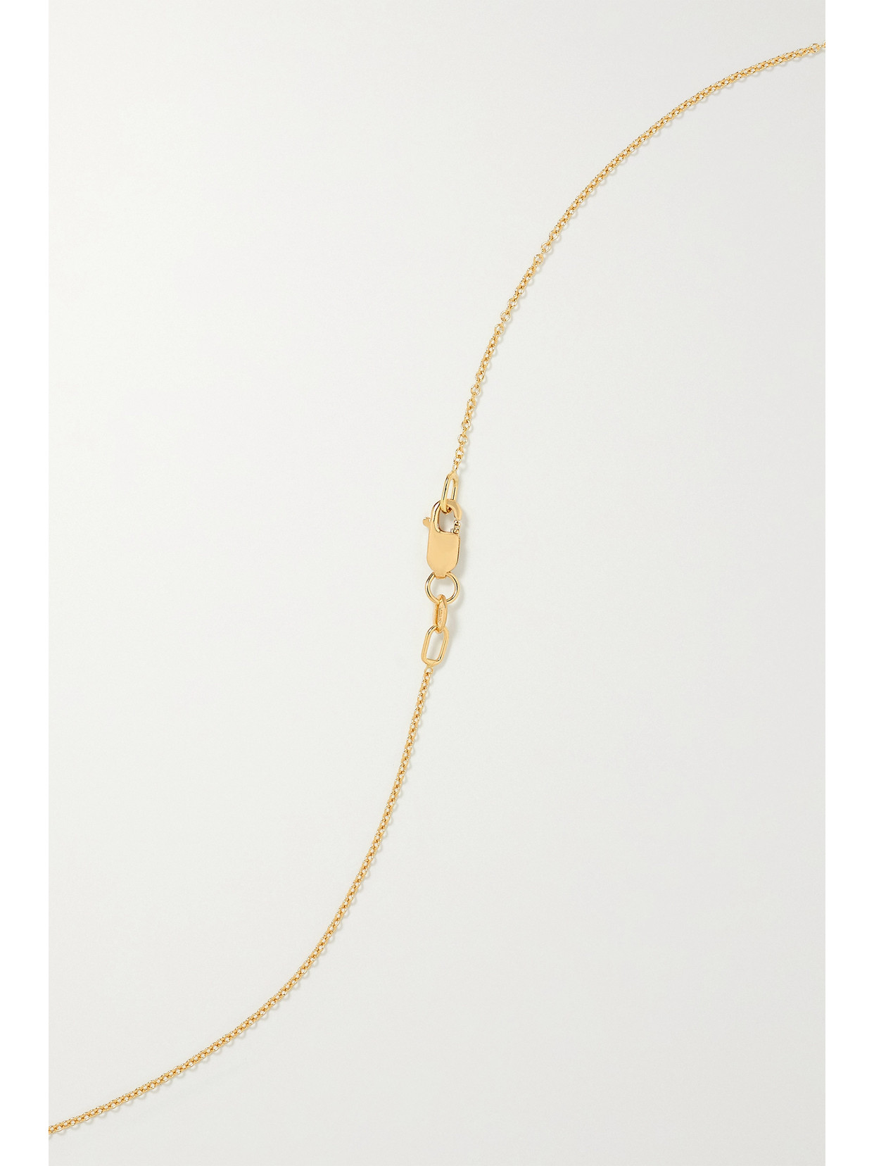 Shop Ileana Makri Curled Snake 18-karat Gold, Diamond And Tsavorite Necklace