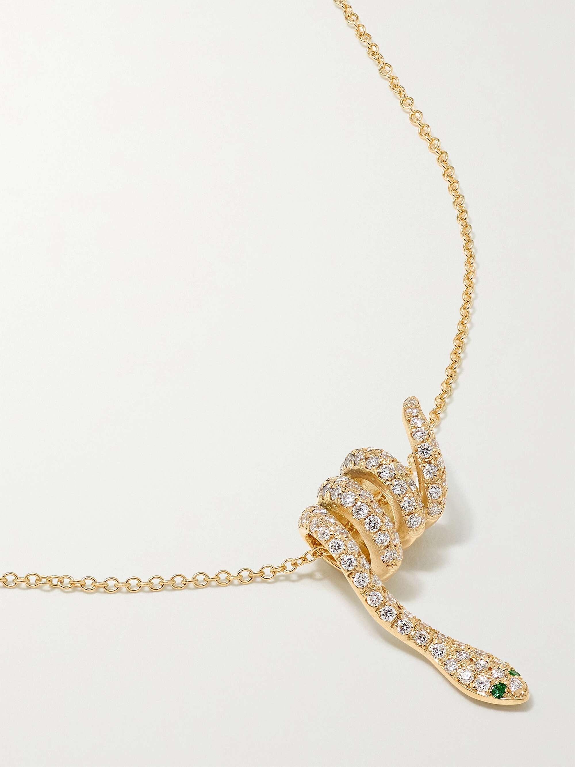 Snake on sale necklace diamond
