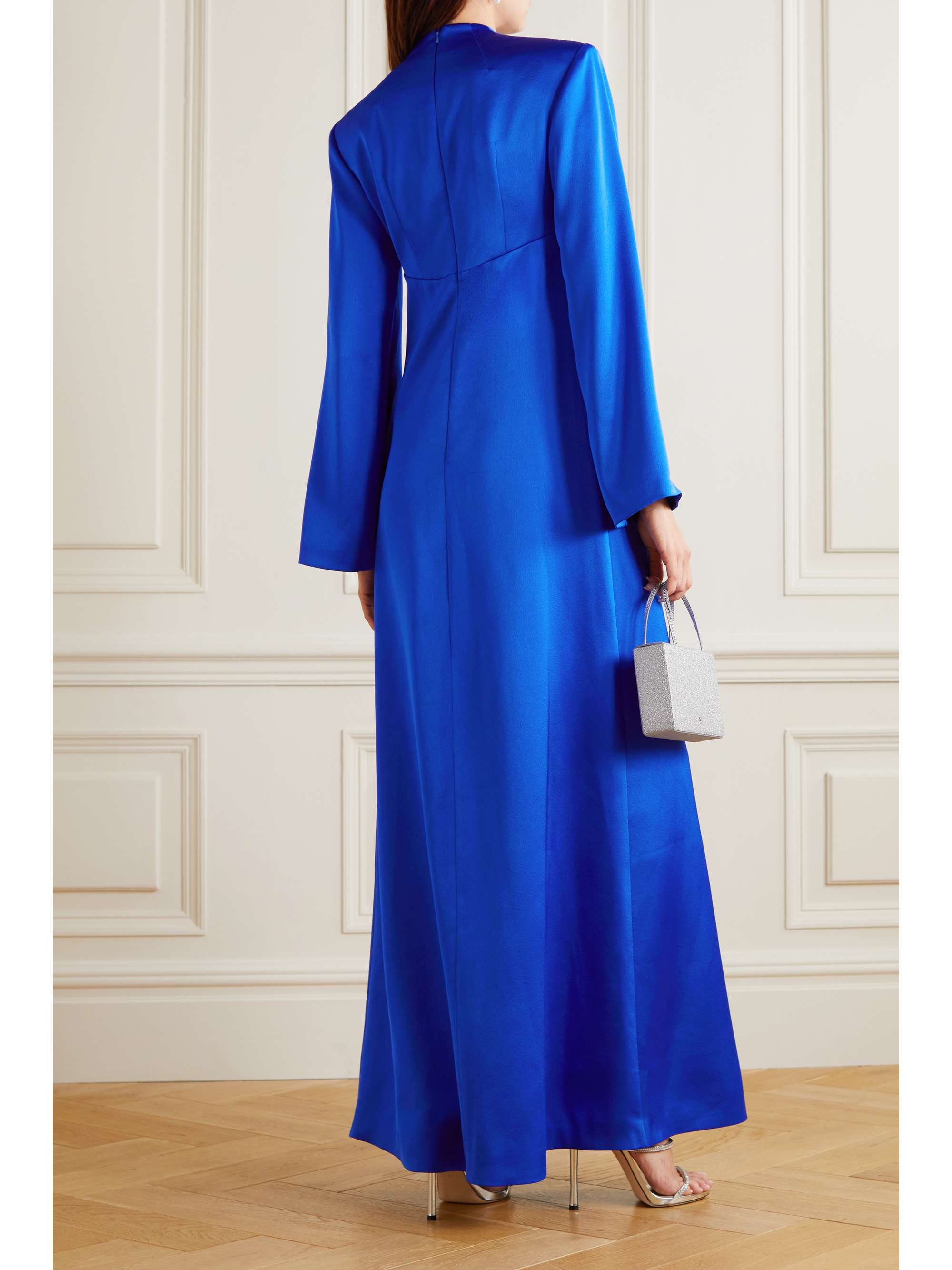 RASARIO Duchesse-satin gown