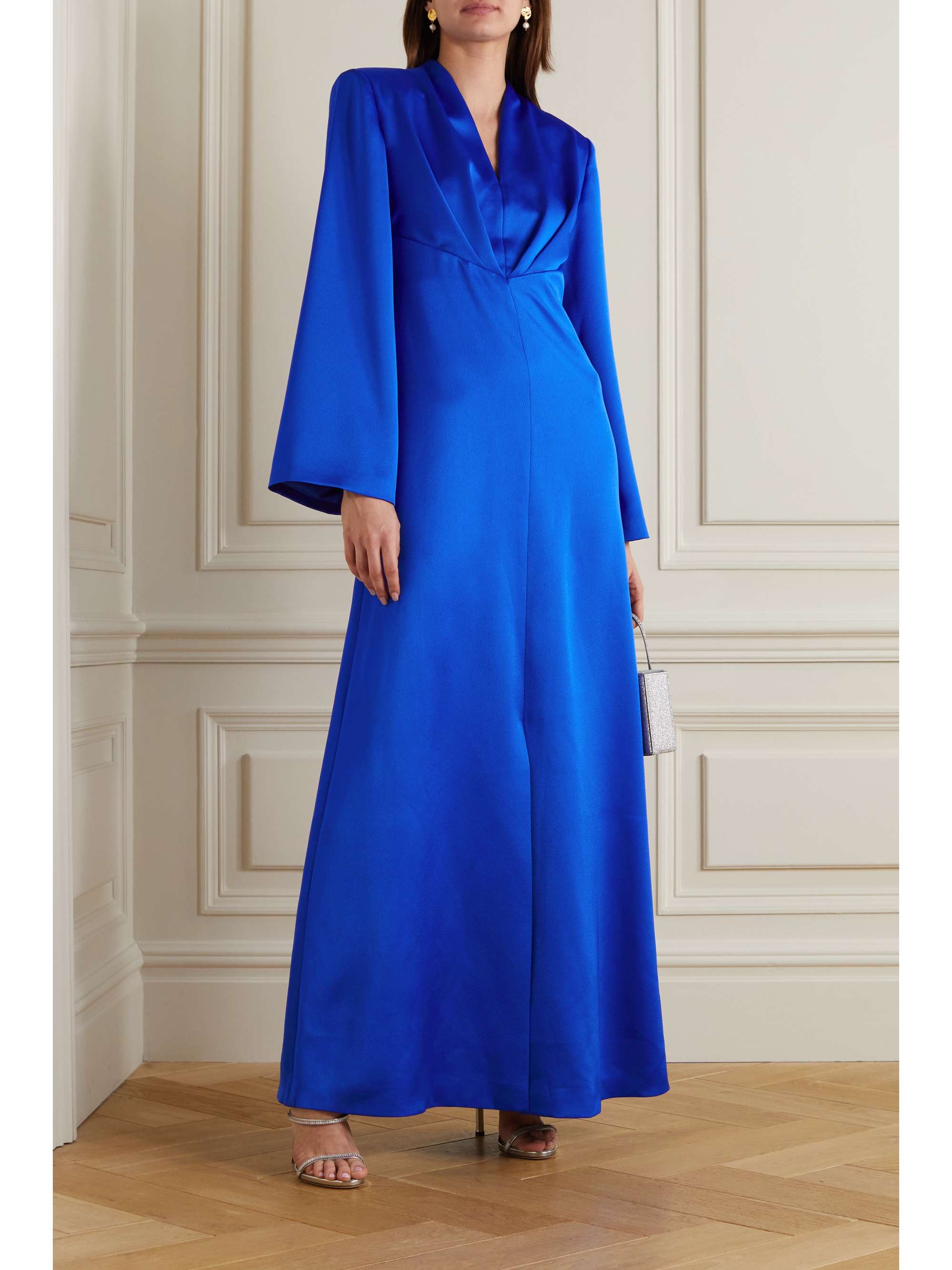 RASARIO Duchesse-satin gown