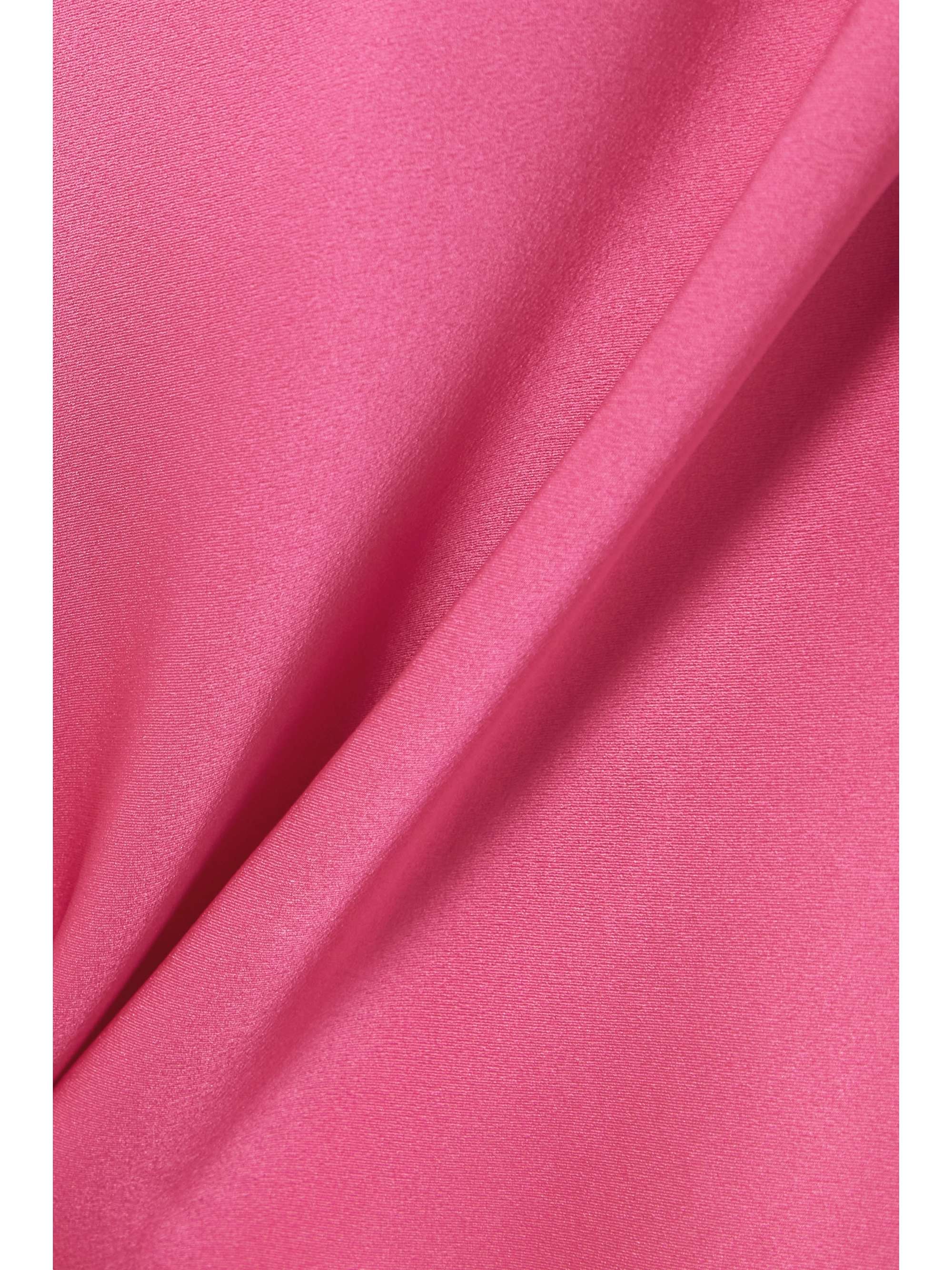 MAISON ESSENTIELE + NET SUSTAIN one-shoulder silk-satin midi dress