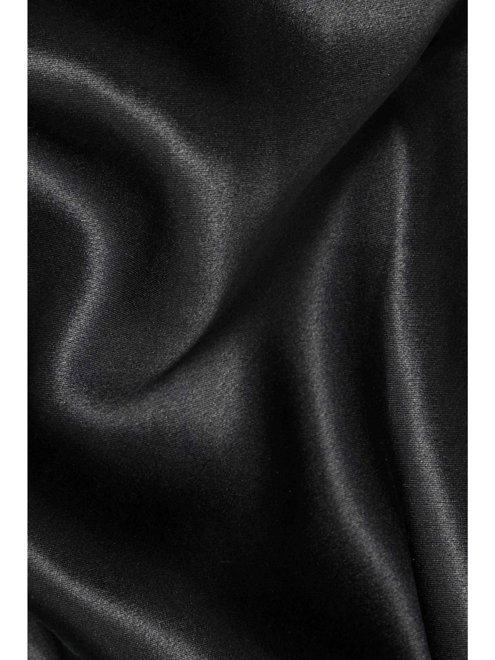 MAISON ESSENTIELE + NET SUSTAIN one-shoulder silk-satin midi dress