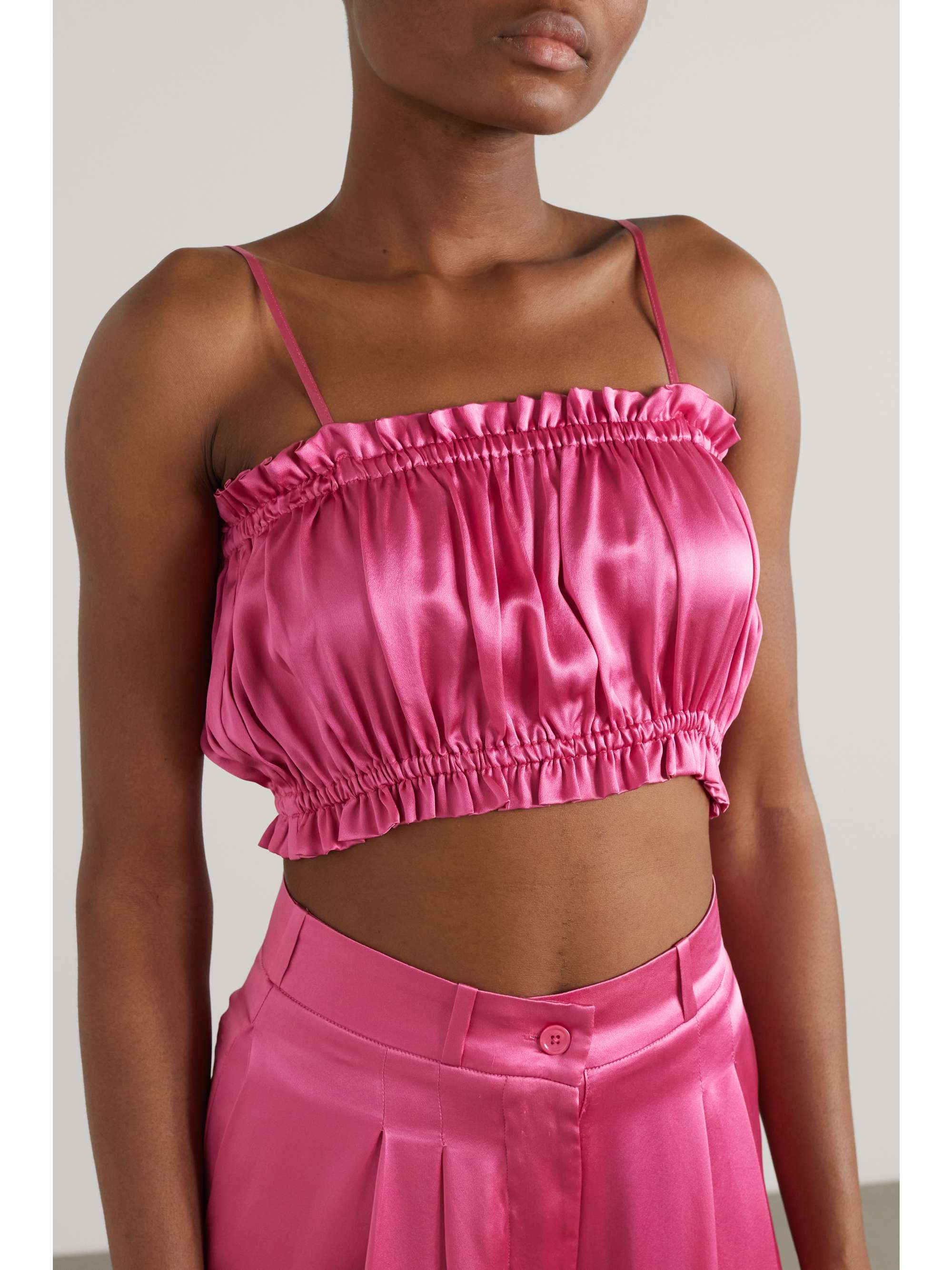 MAISON ESSENTIELE + NET SUSTAIN silk-satin camisole | NET-A-PORTER