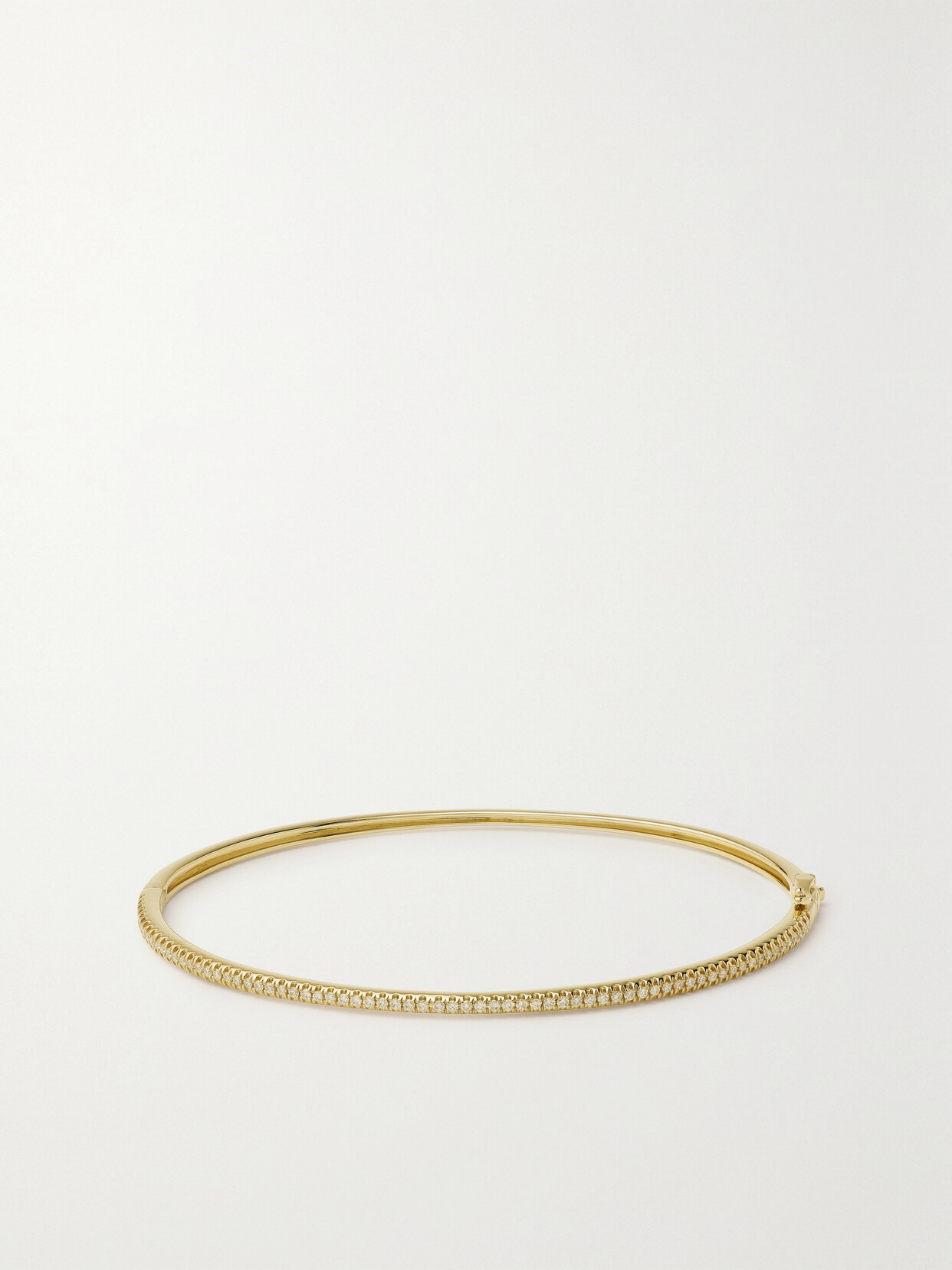 Mizuki Sea Of Beauty 14-karat  Diamond Bangle