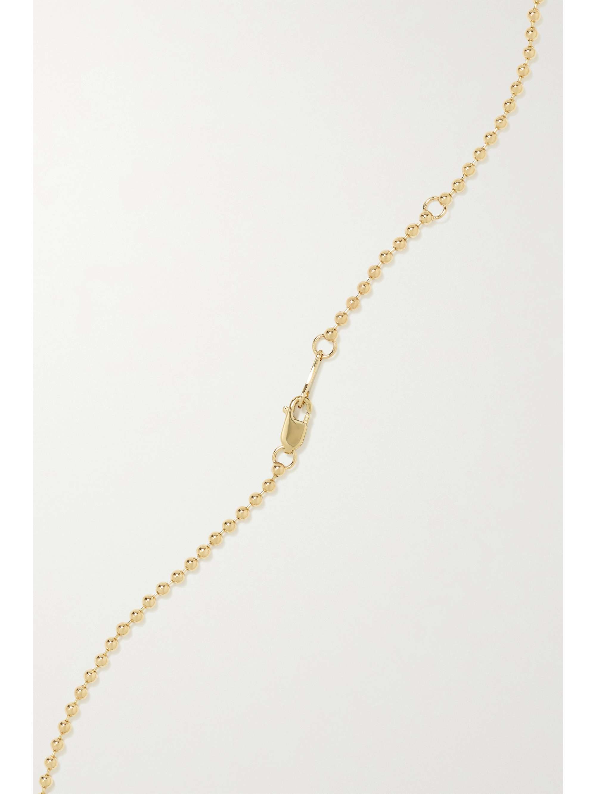 MIZUKI 14-karat diamond necklace