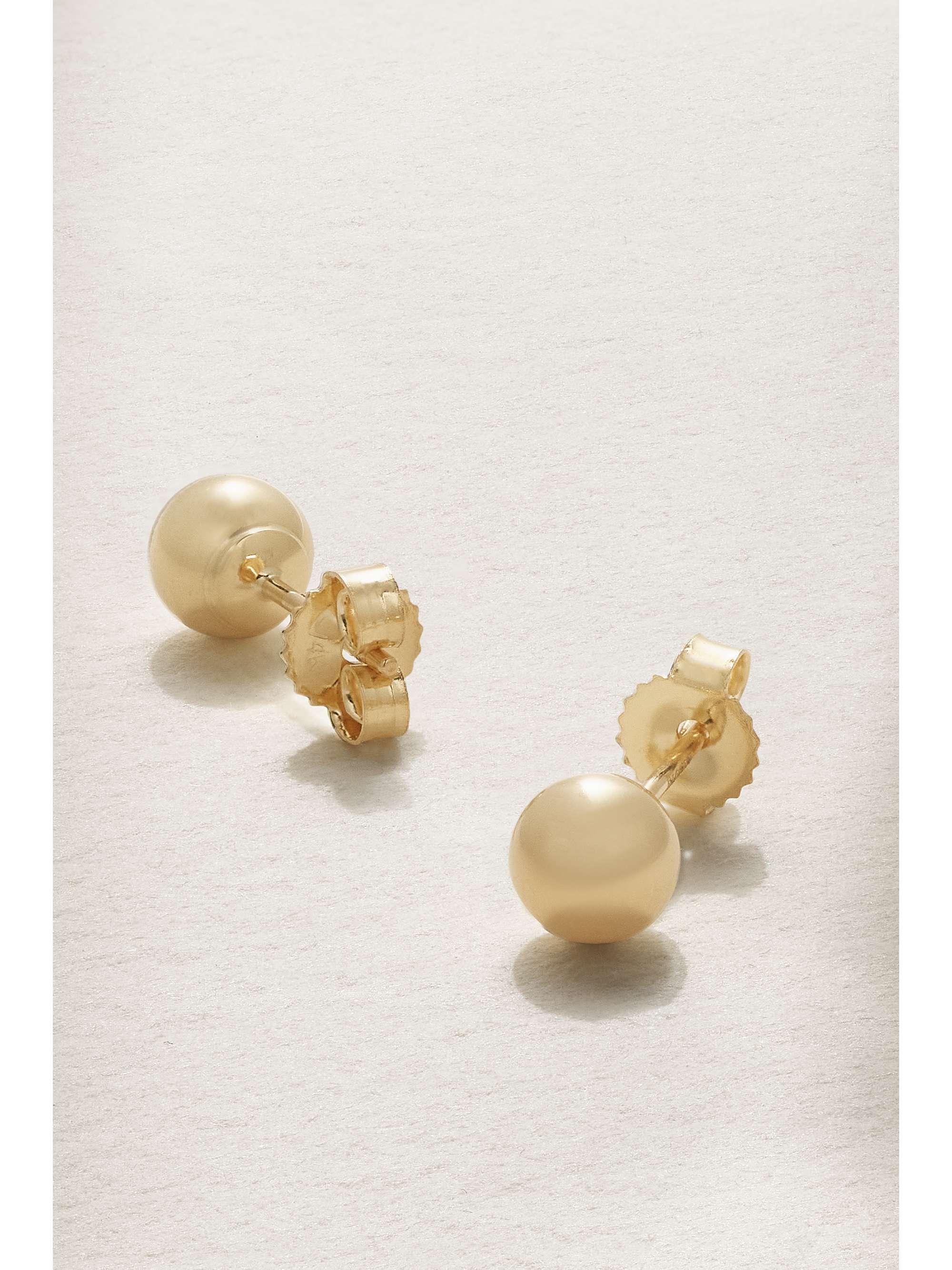 MIZUKI 14-karat gold earrings