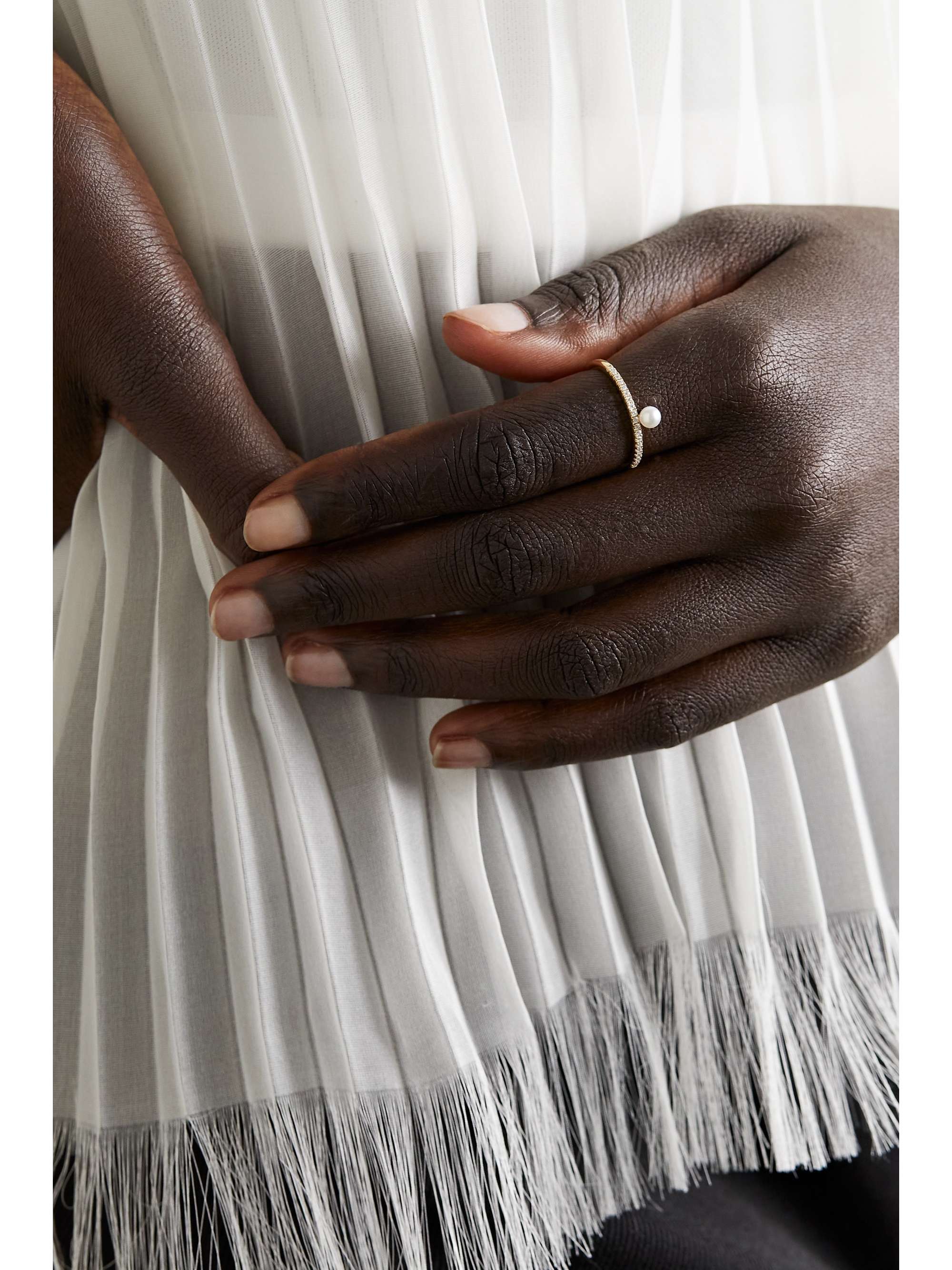 Mizuki discount pearl ring