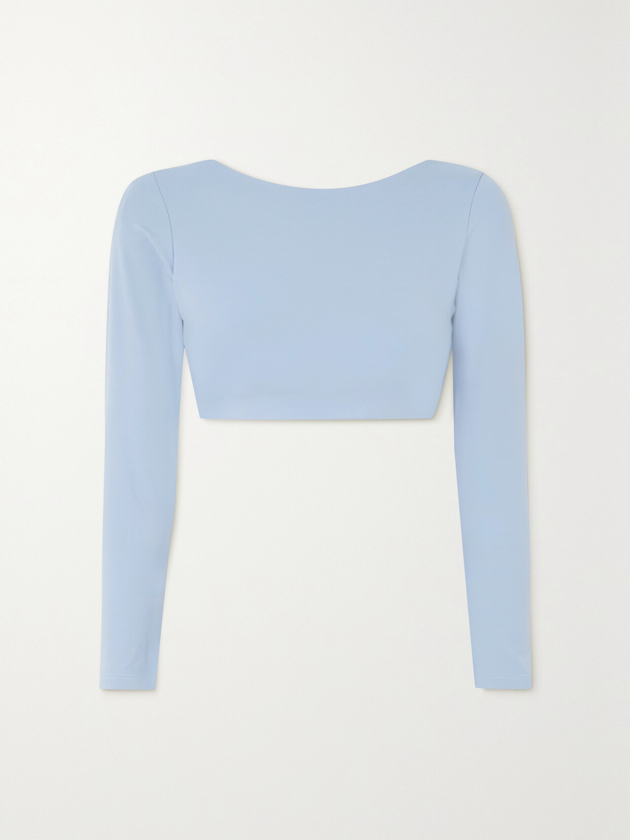 Port de Bras Tulip Cropped Stretch-jersey Top